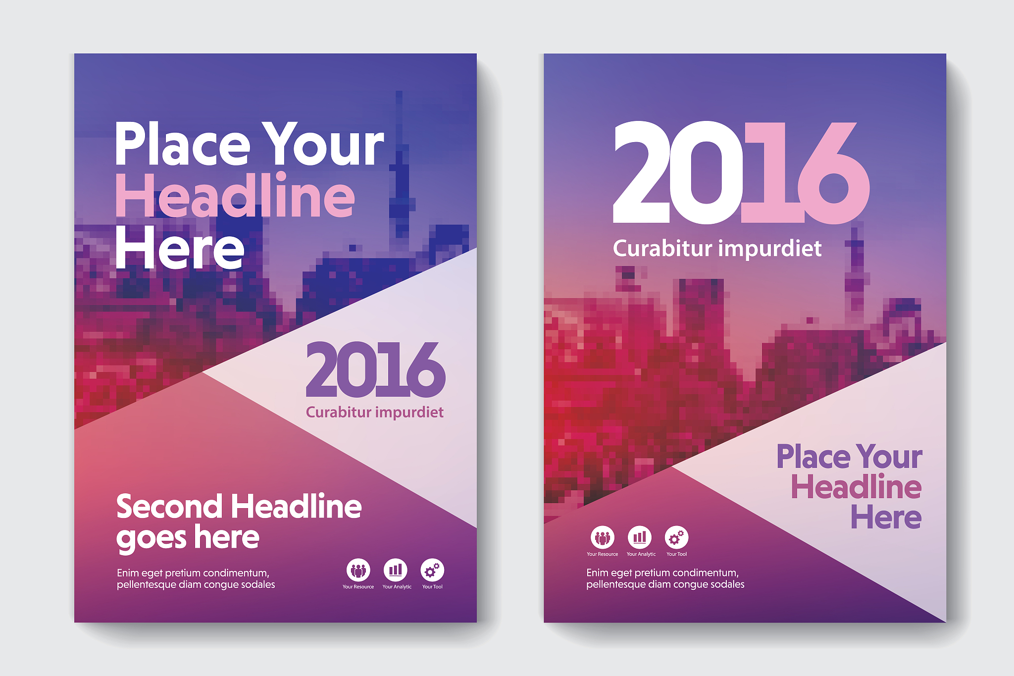 city background business book cover design template