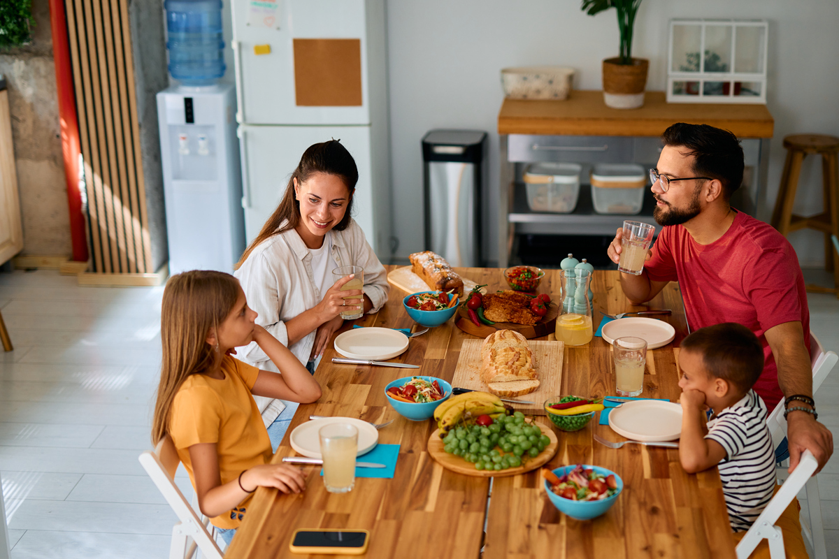 My Family of Three:  Fishing, Cooking, and Family Meetings
