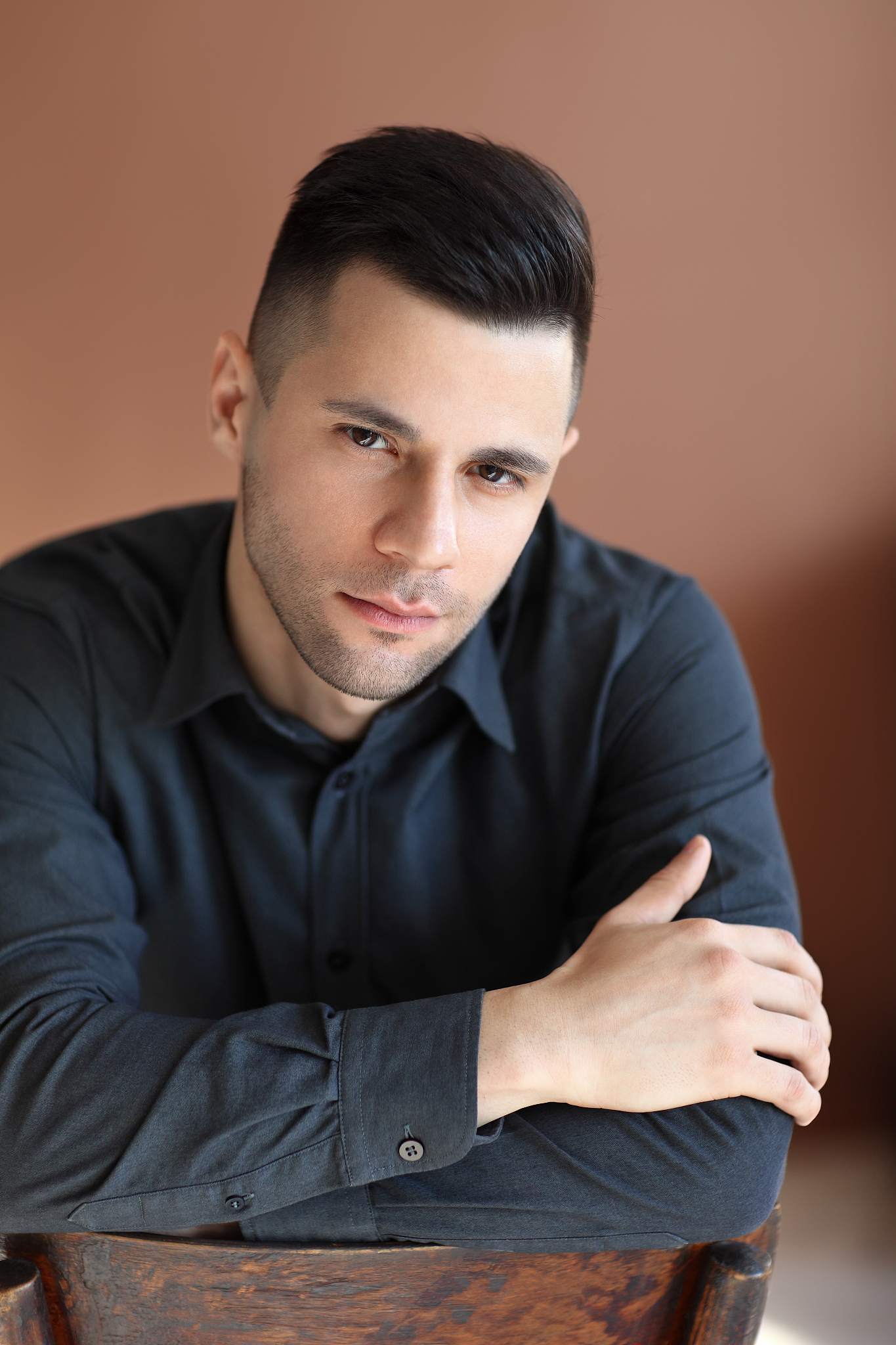 stylish handsome man portrait