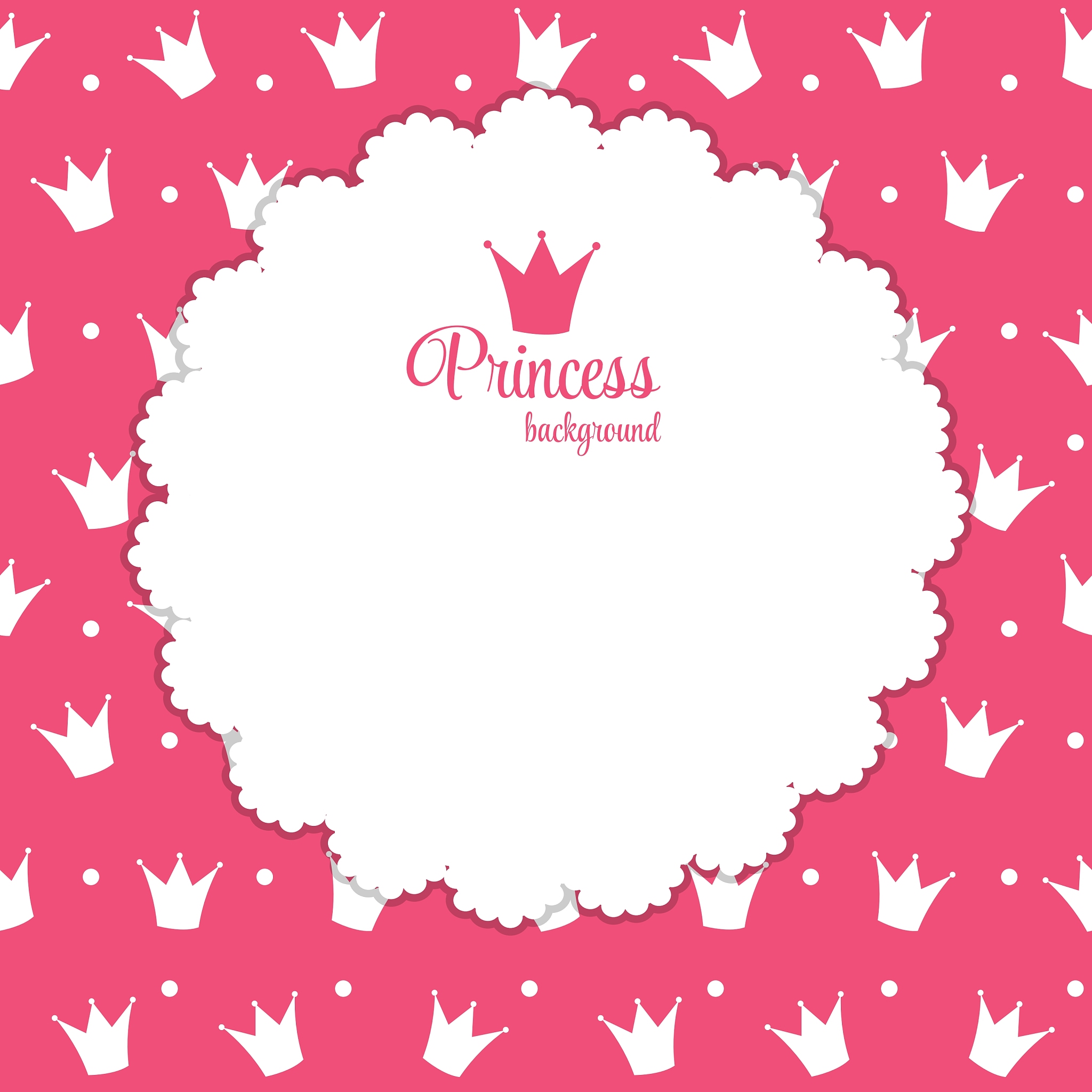 princess crown background