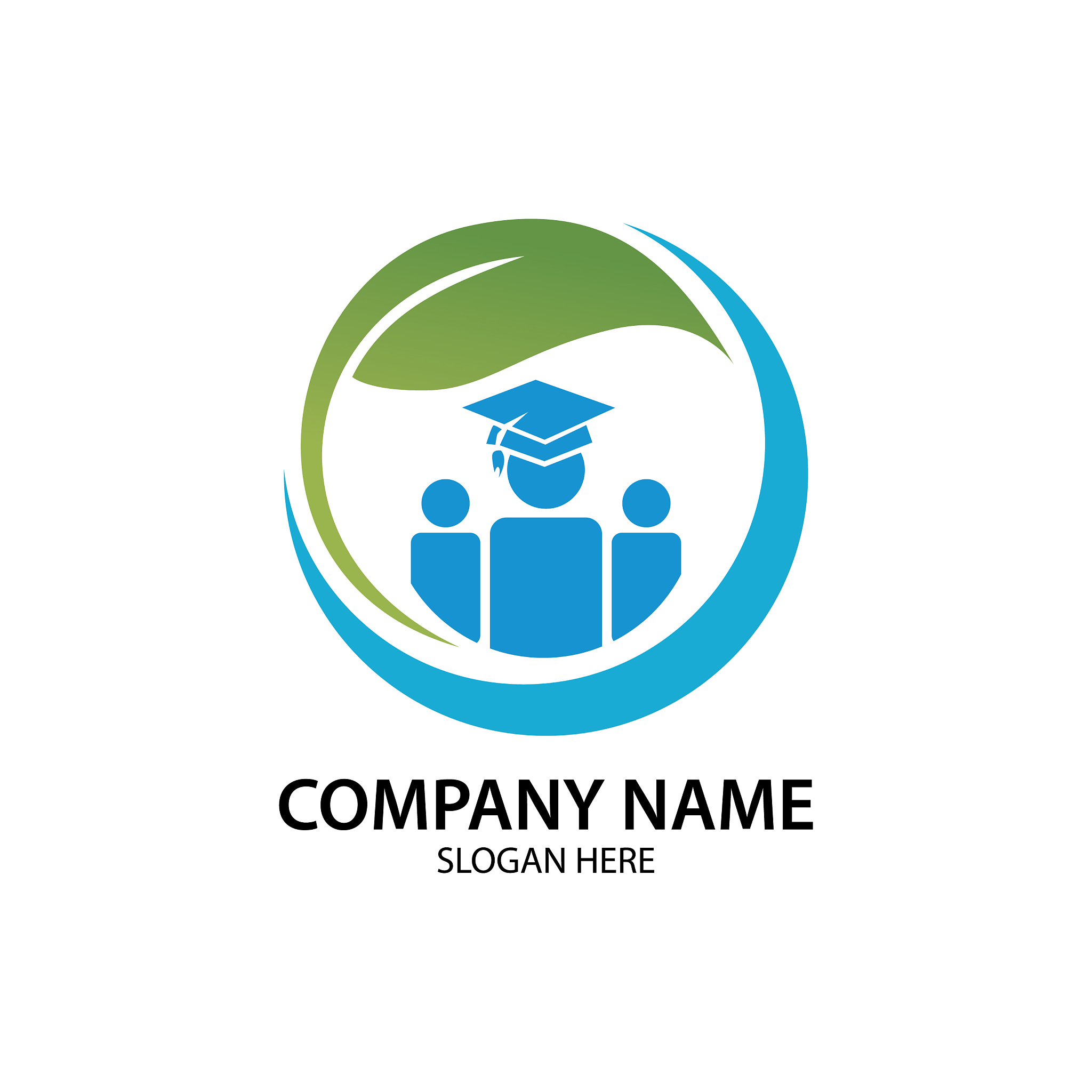 education logo design template