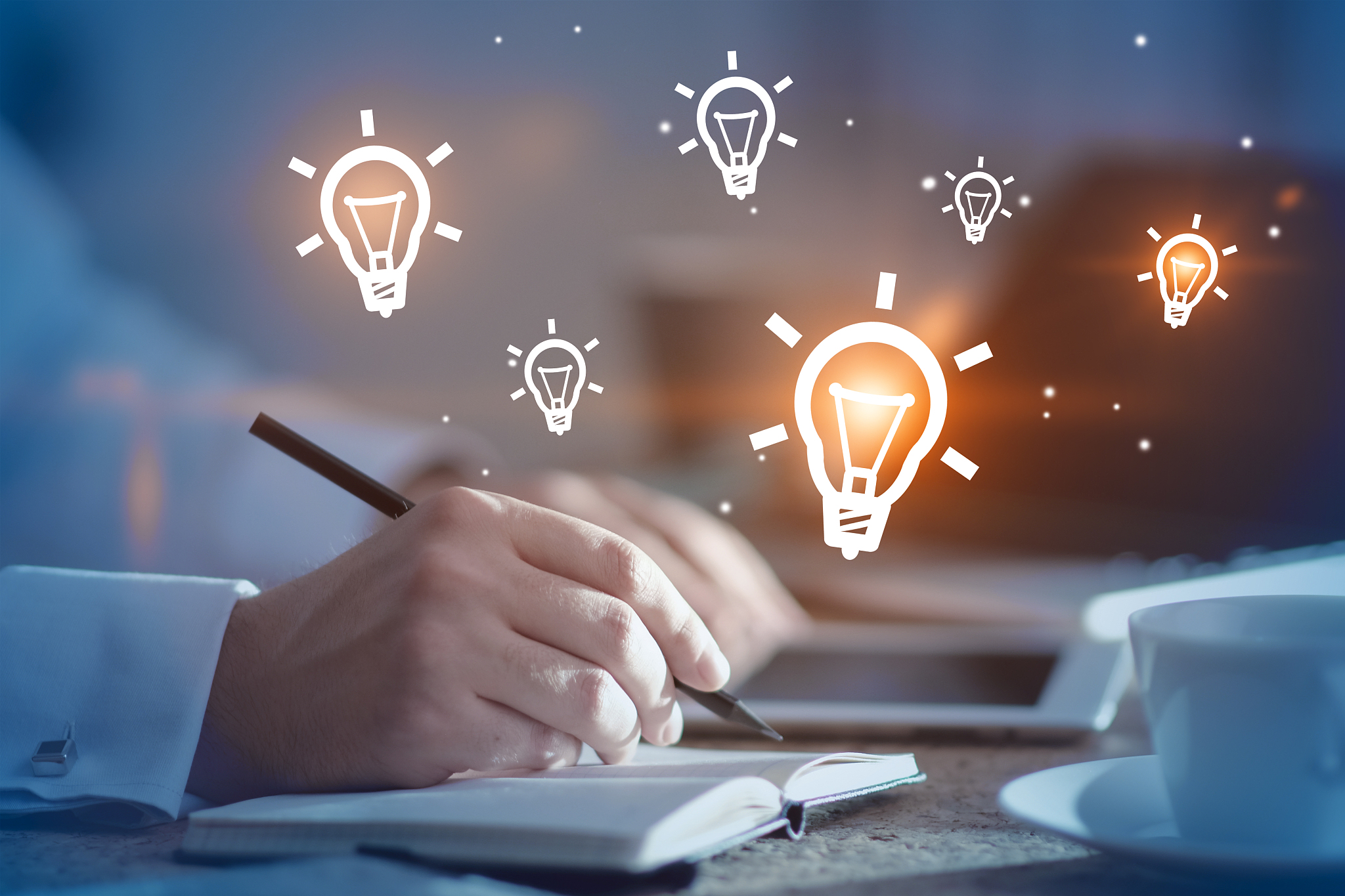 businessman found good business idea