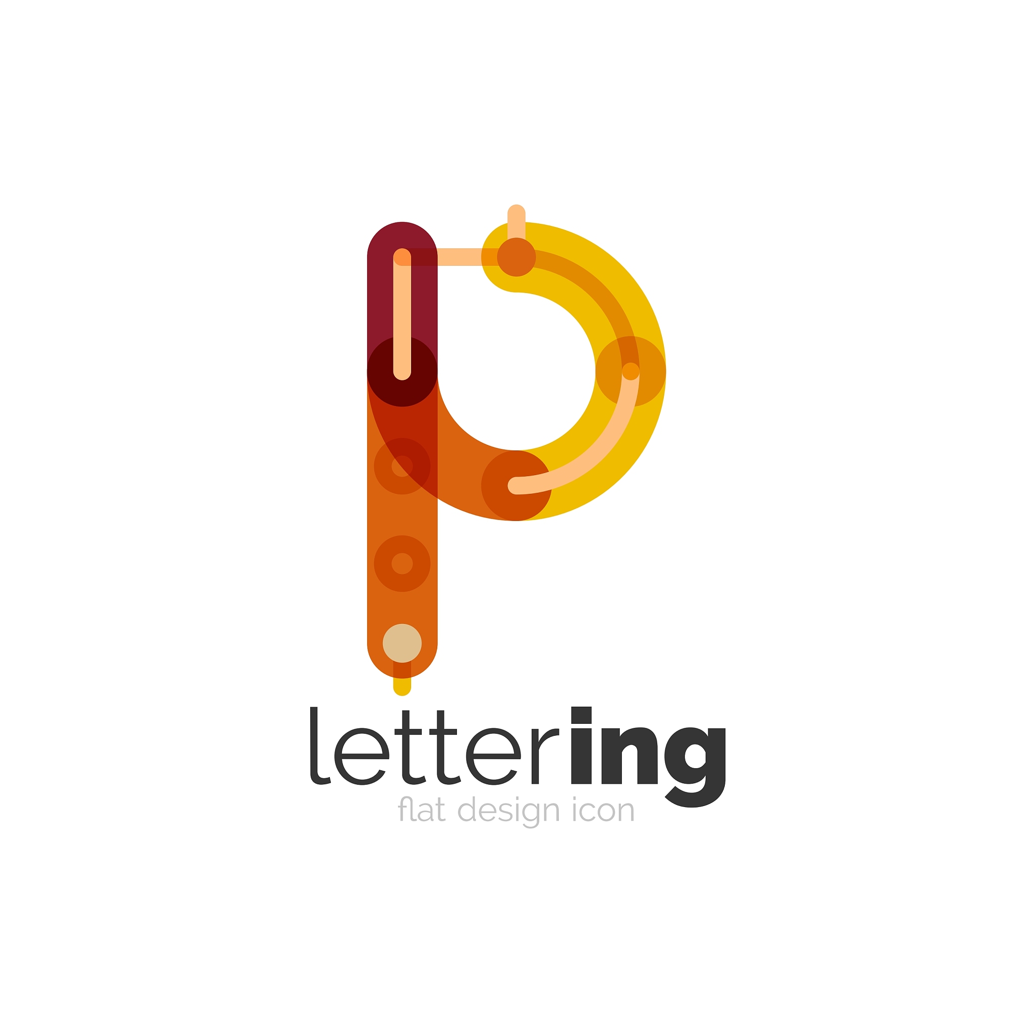 letter logo business icon
