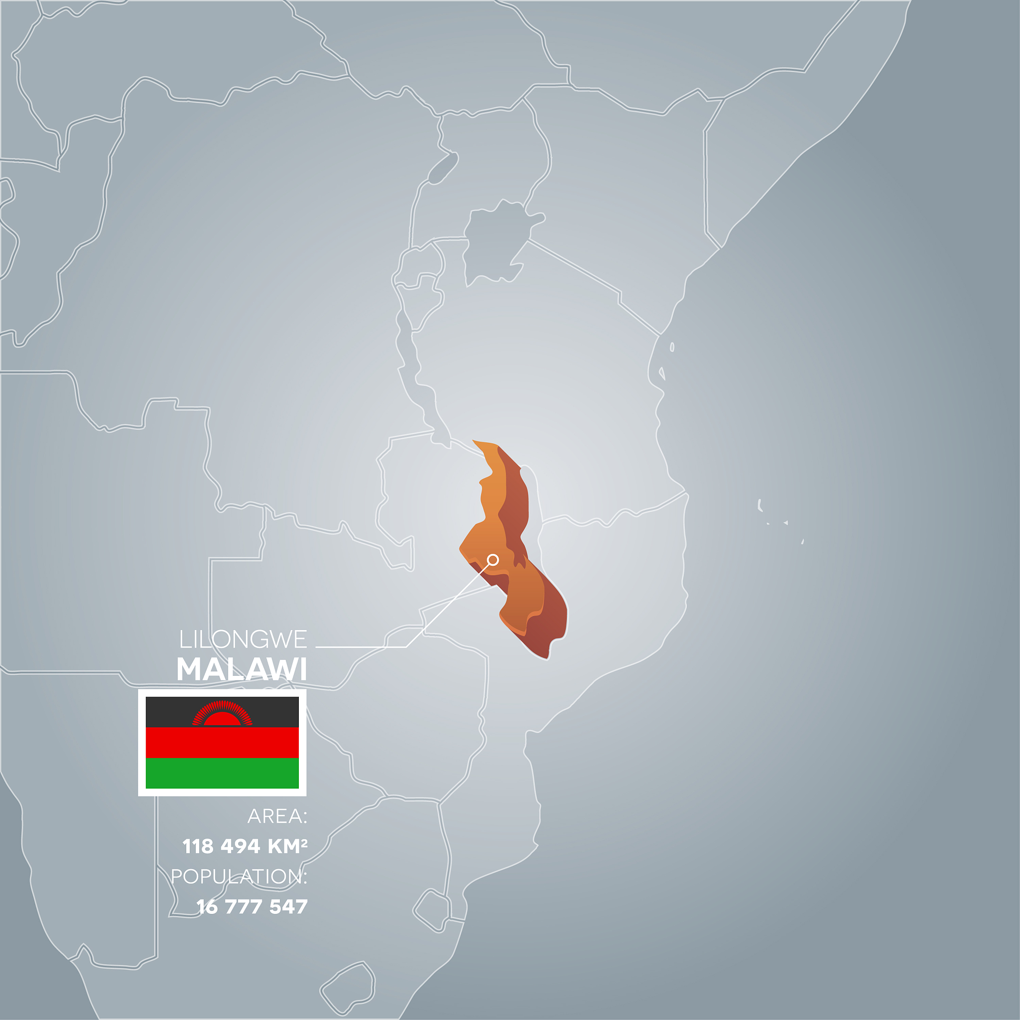 malawi information map