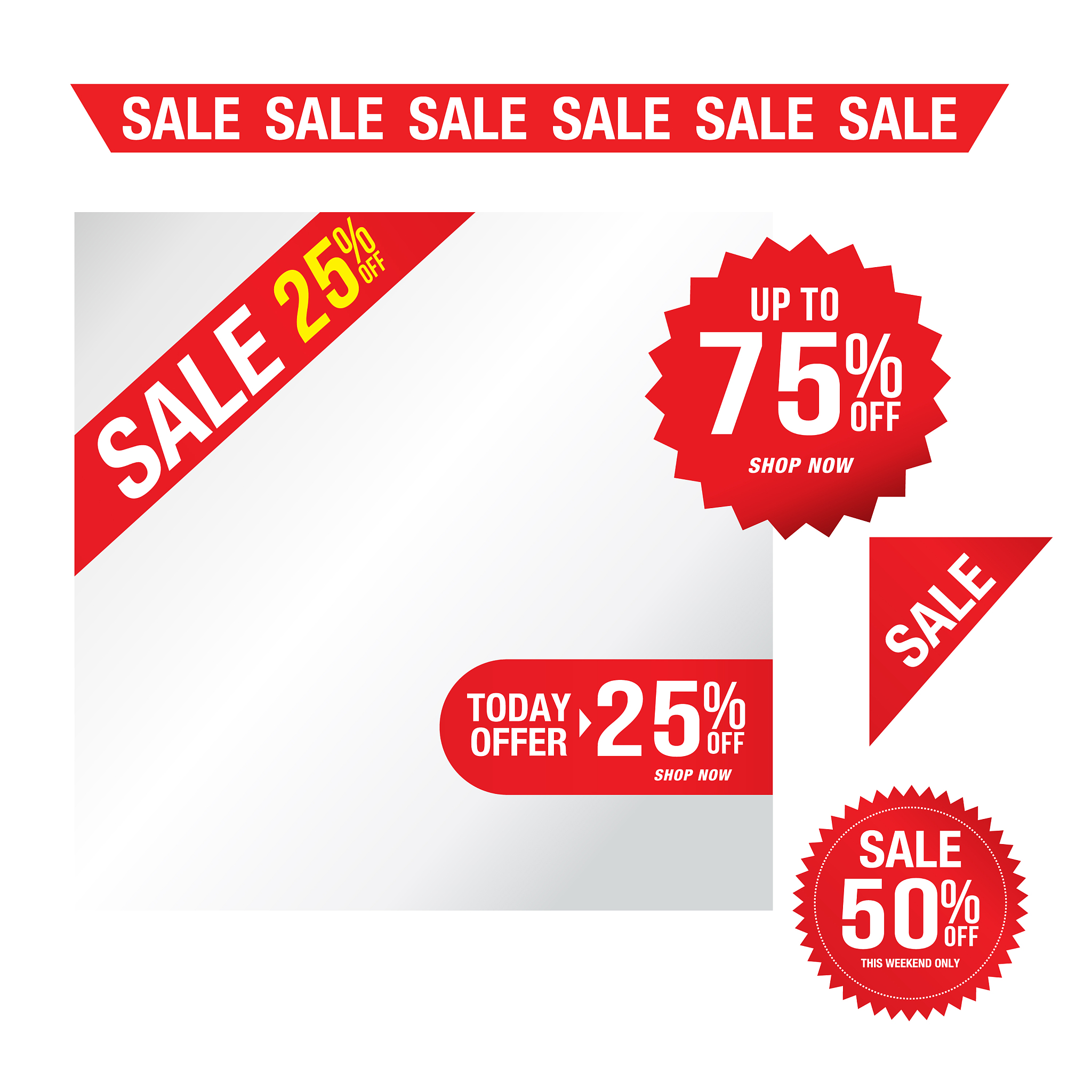 sale banner template design
