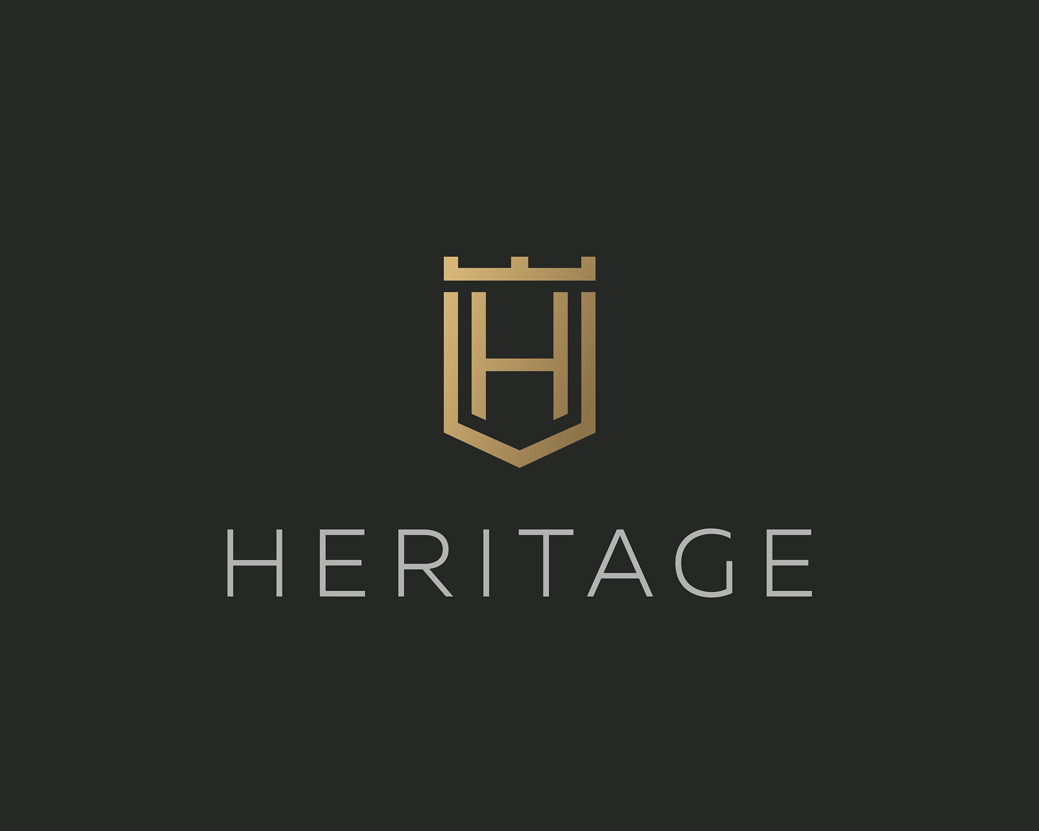 premium monogram letter h initials logotype