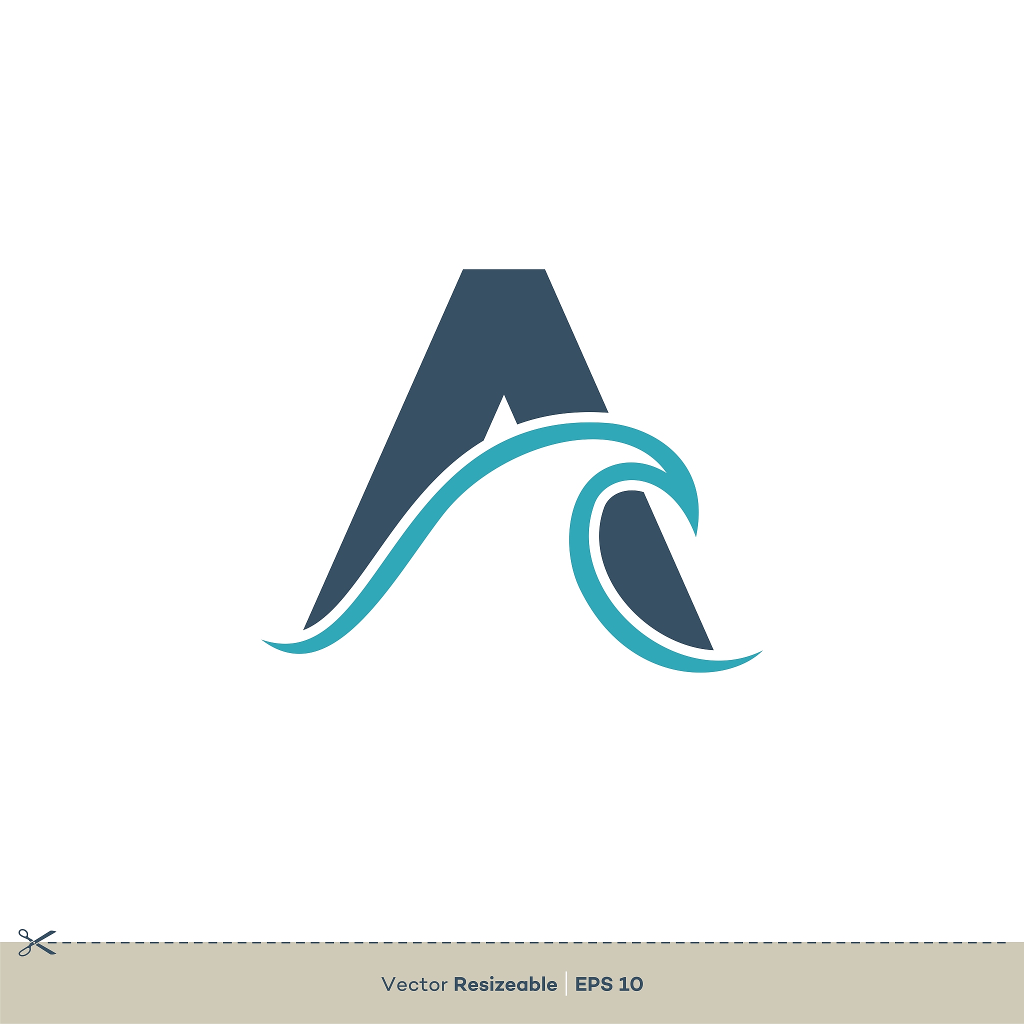 a letter logo template illustration design. vector eps 10.