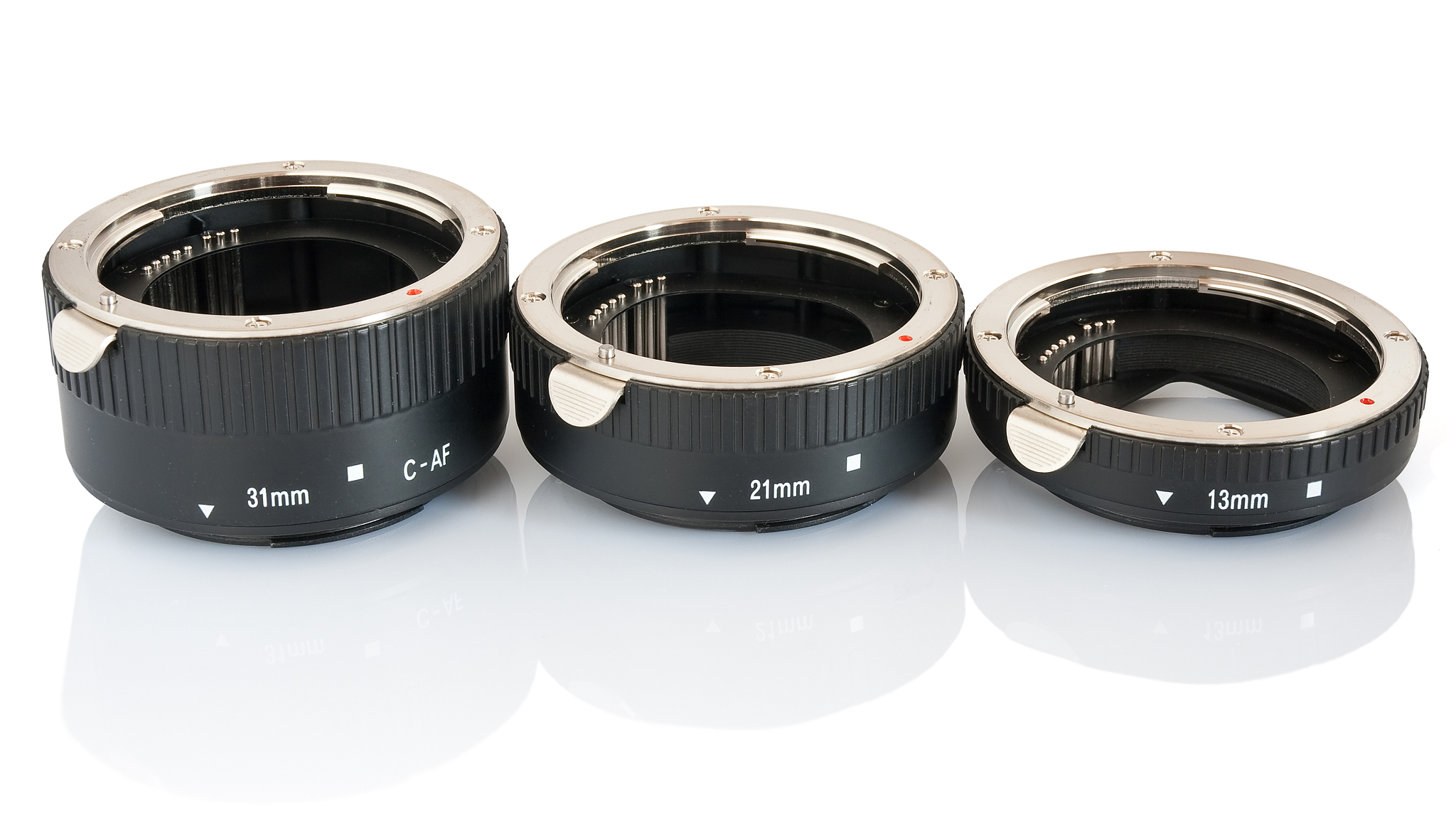 three macro extension tubes