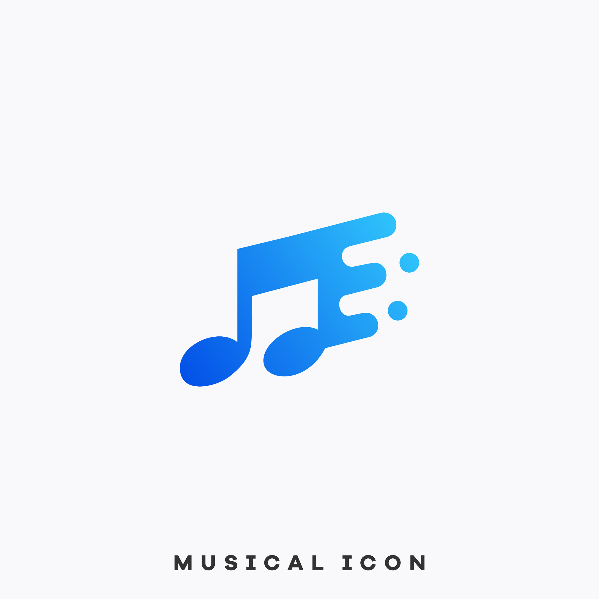music notes design template