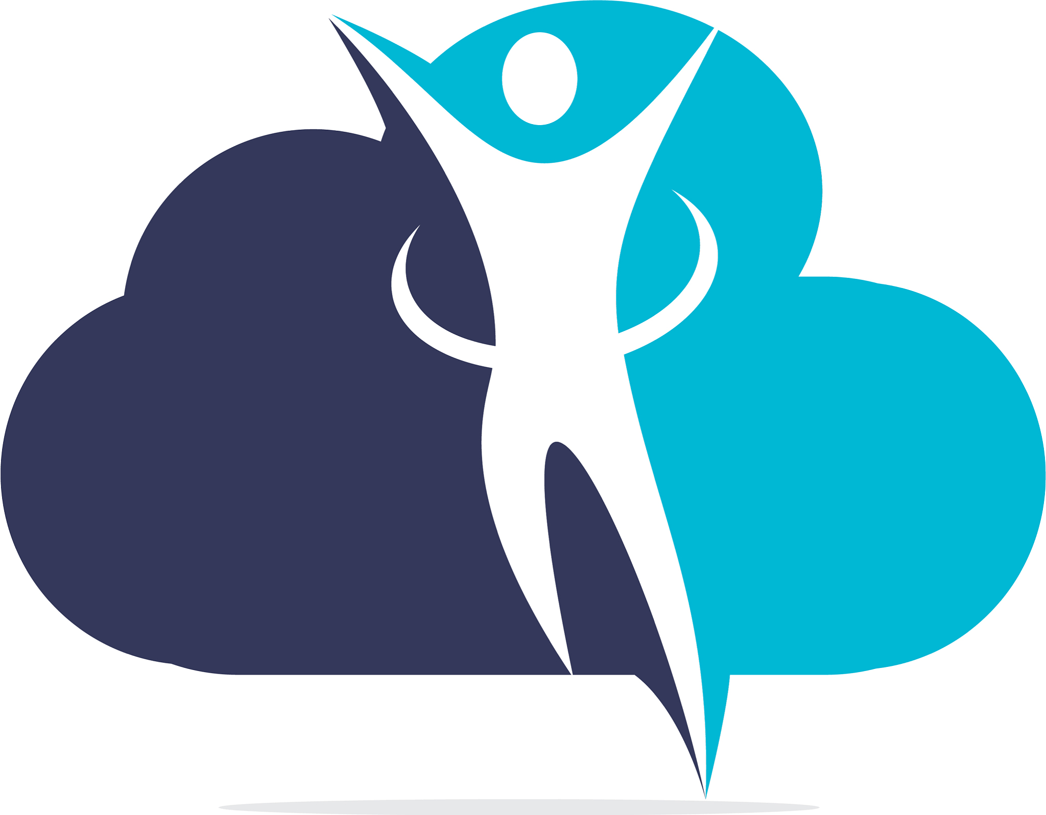 happy human logo design