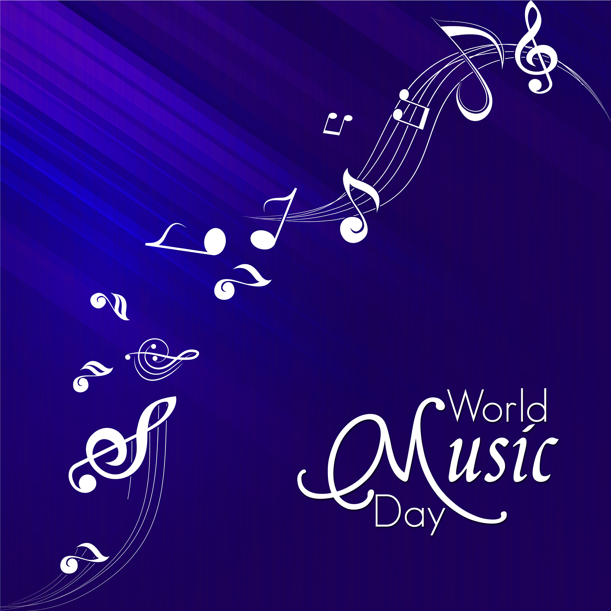 music day abstract