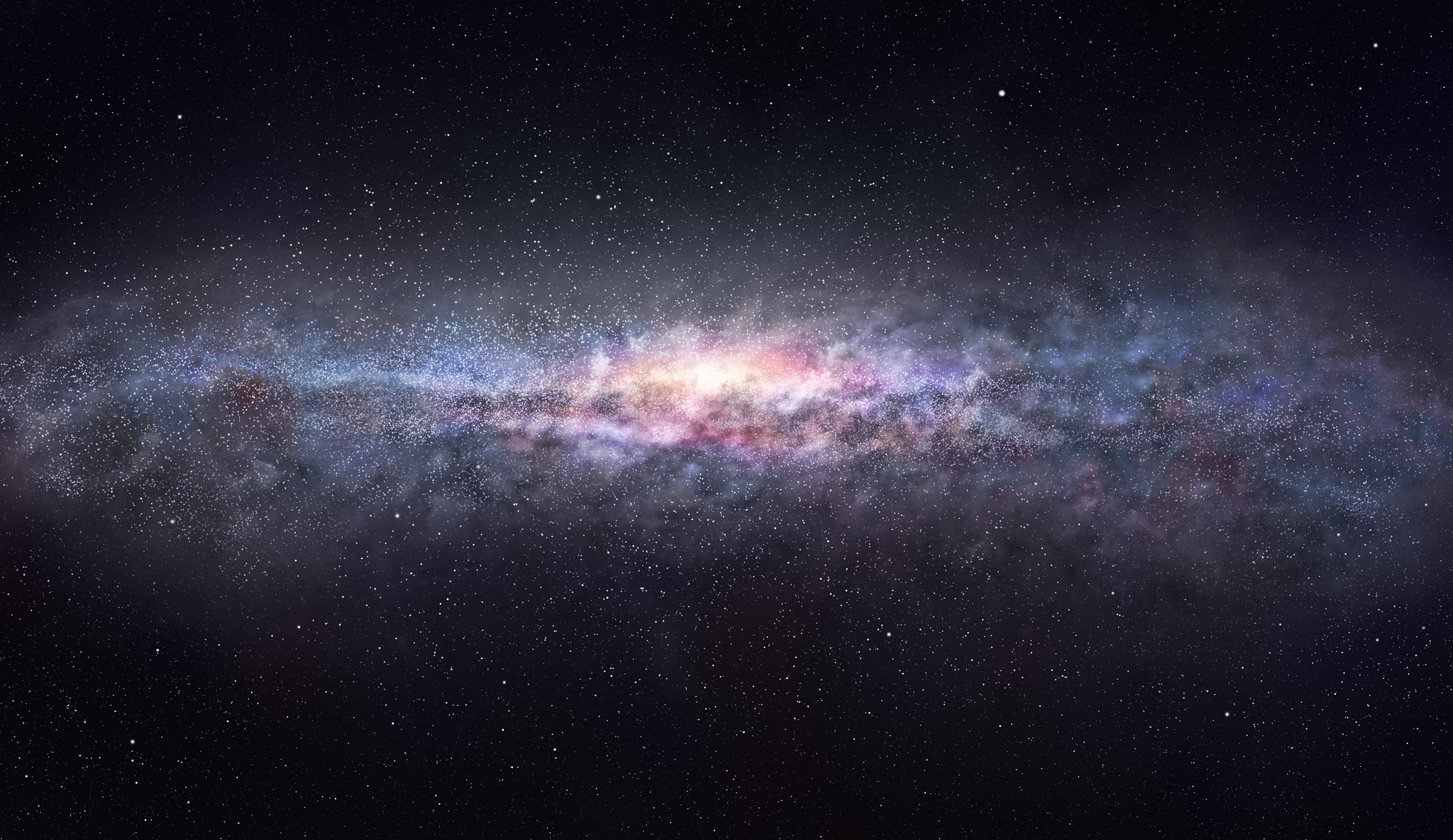 the edge of the galaxy