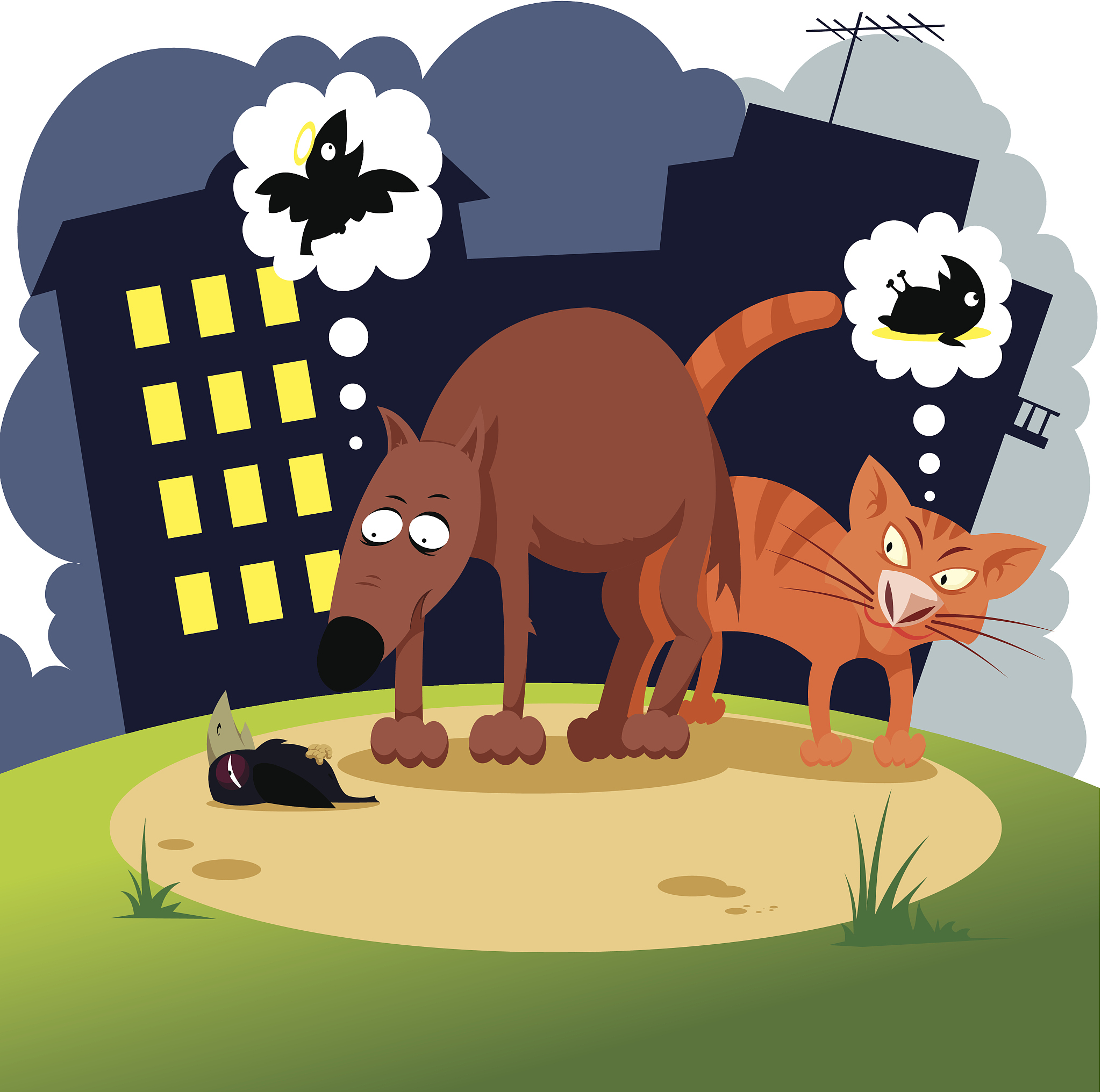 why is raining cats and dogs means good luck