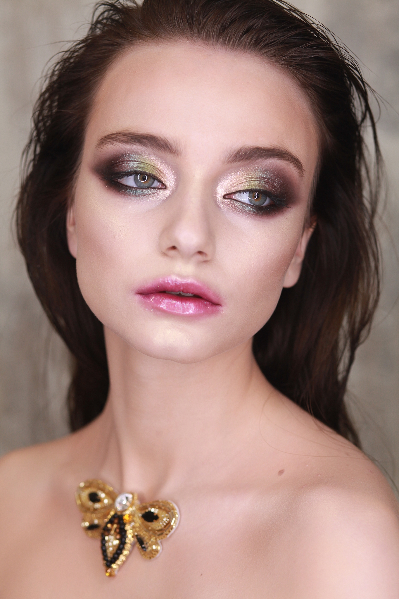 close-up of beautiful woman