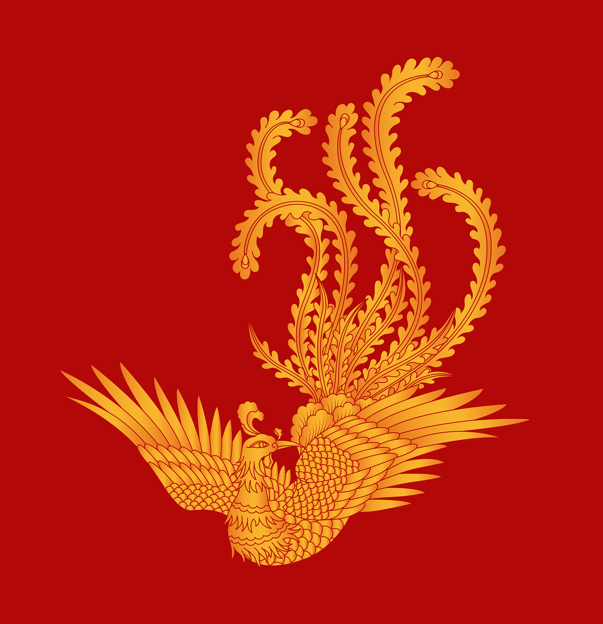 飞天金凤绘画作品创意50字