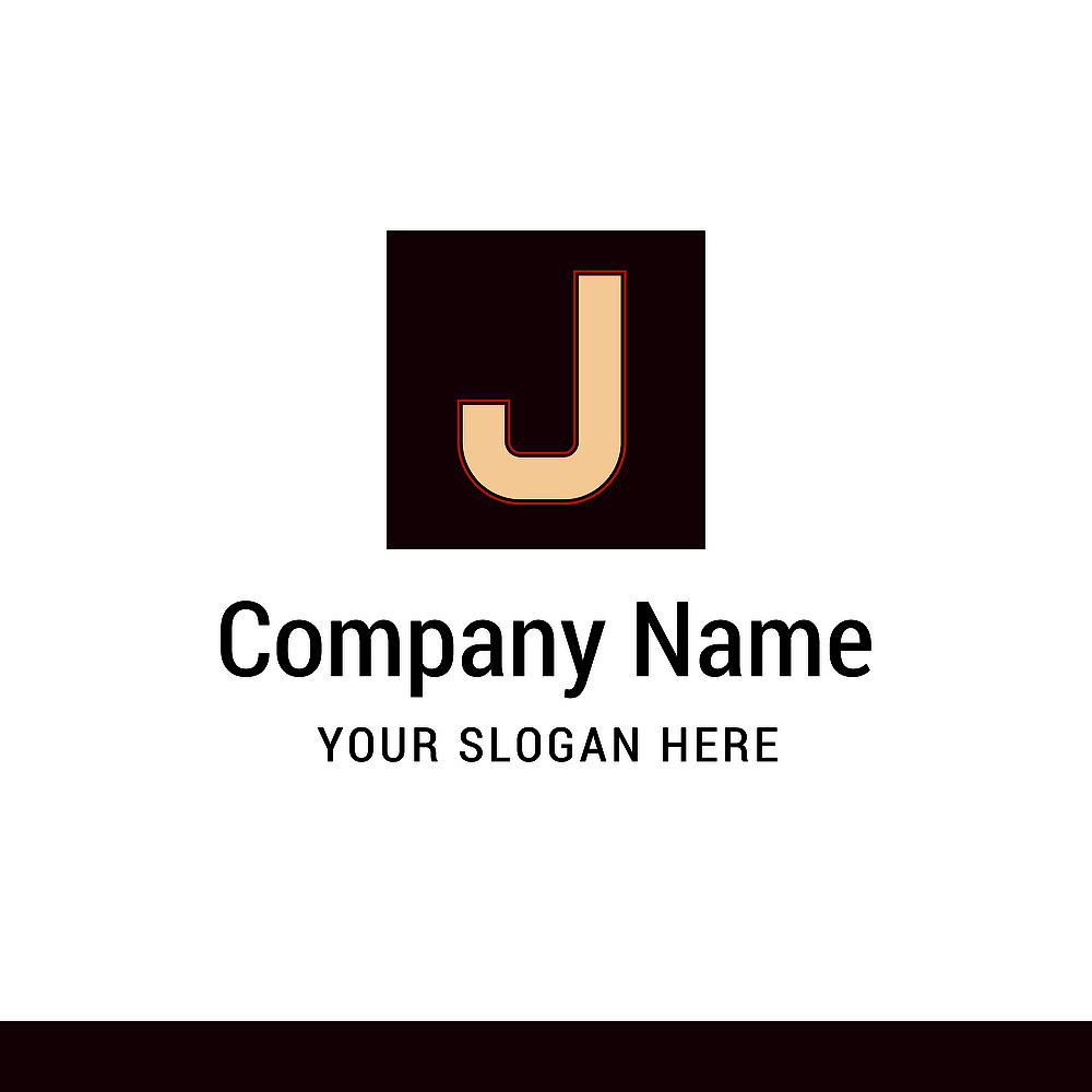 alphabetical logo design with creative typography vector