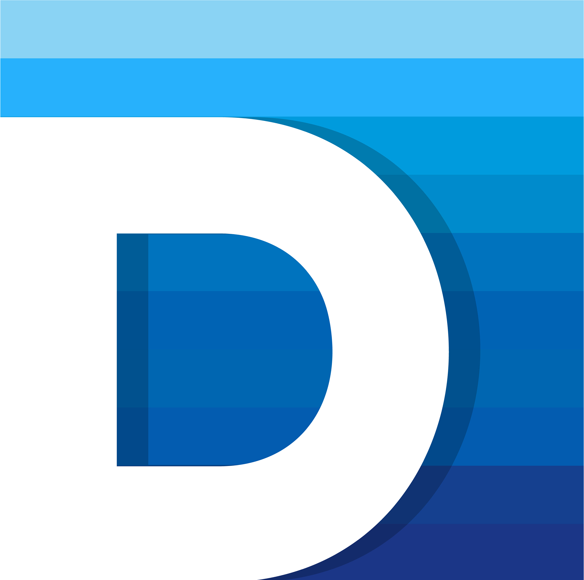 letter d logo icon design