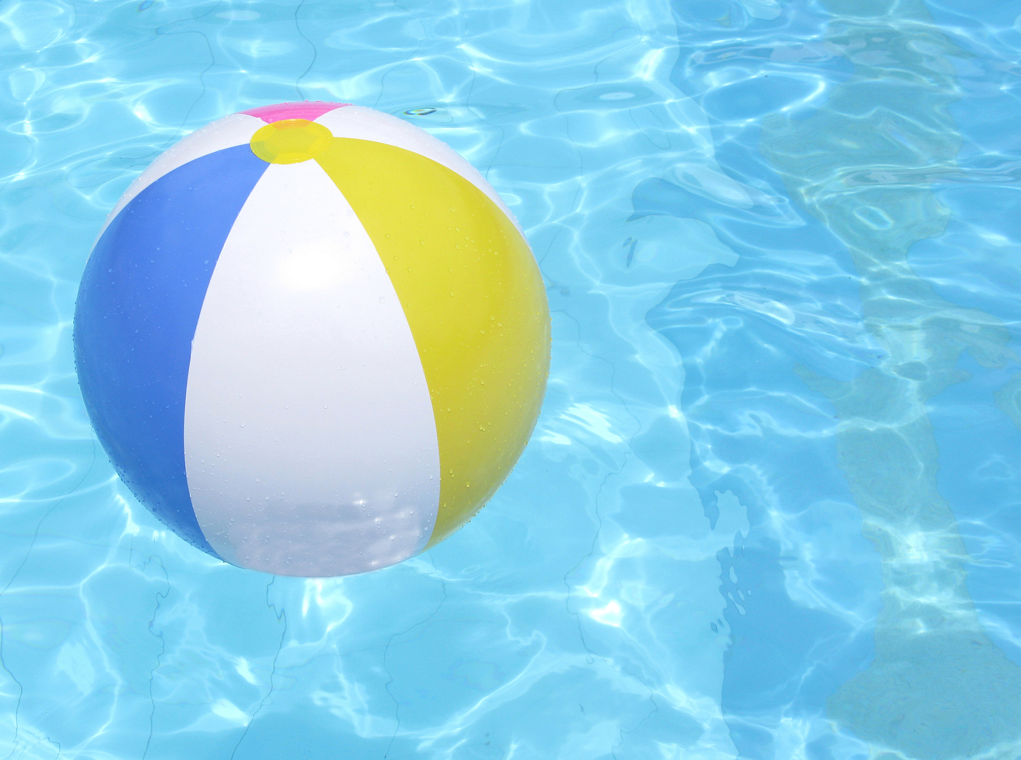 colorful ball floating