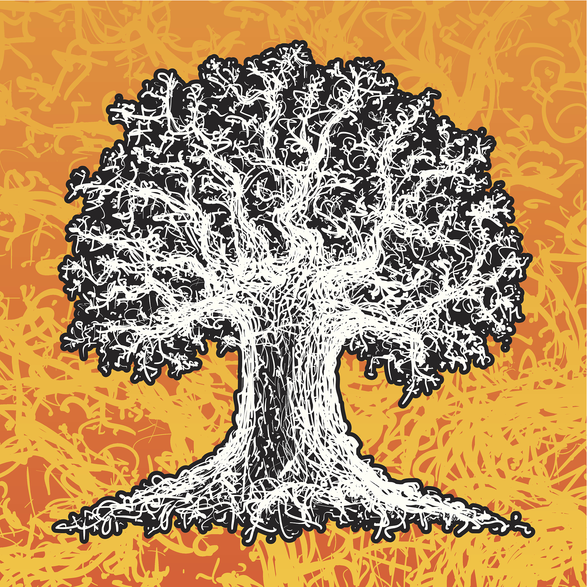 white tree
