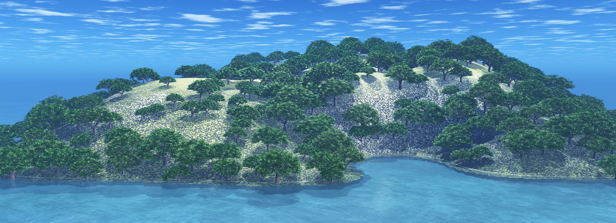 3d tree island