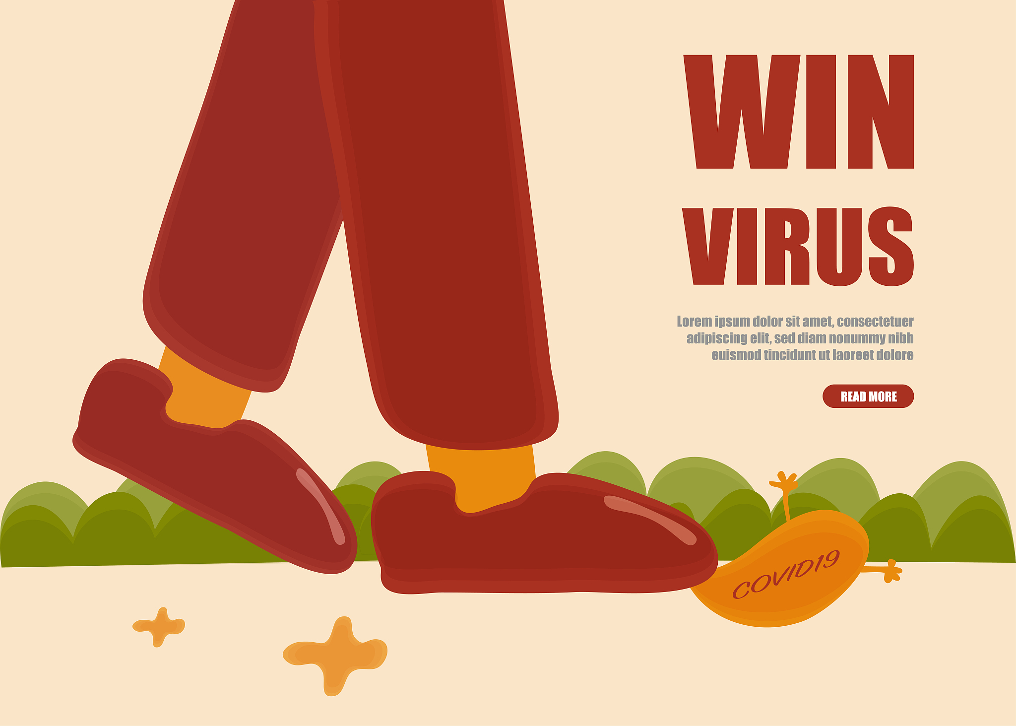 human fight win virus