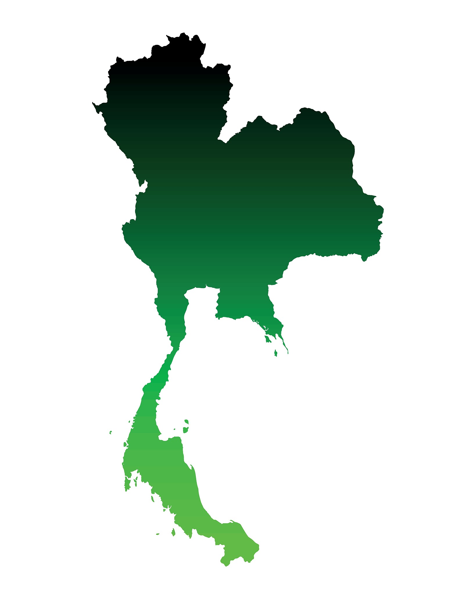 map of thailand
