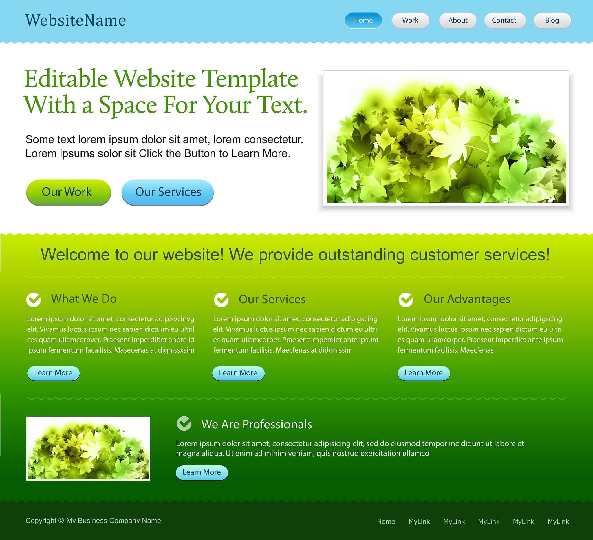 website template