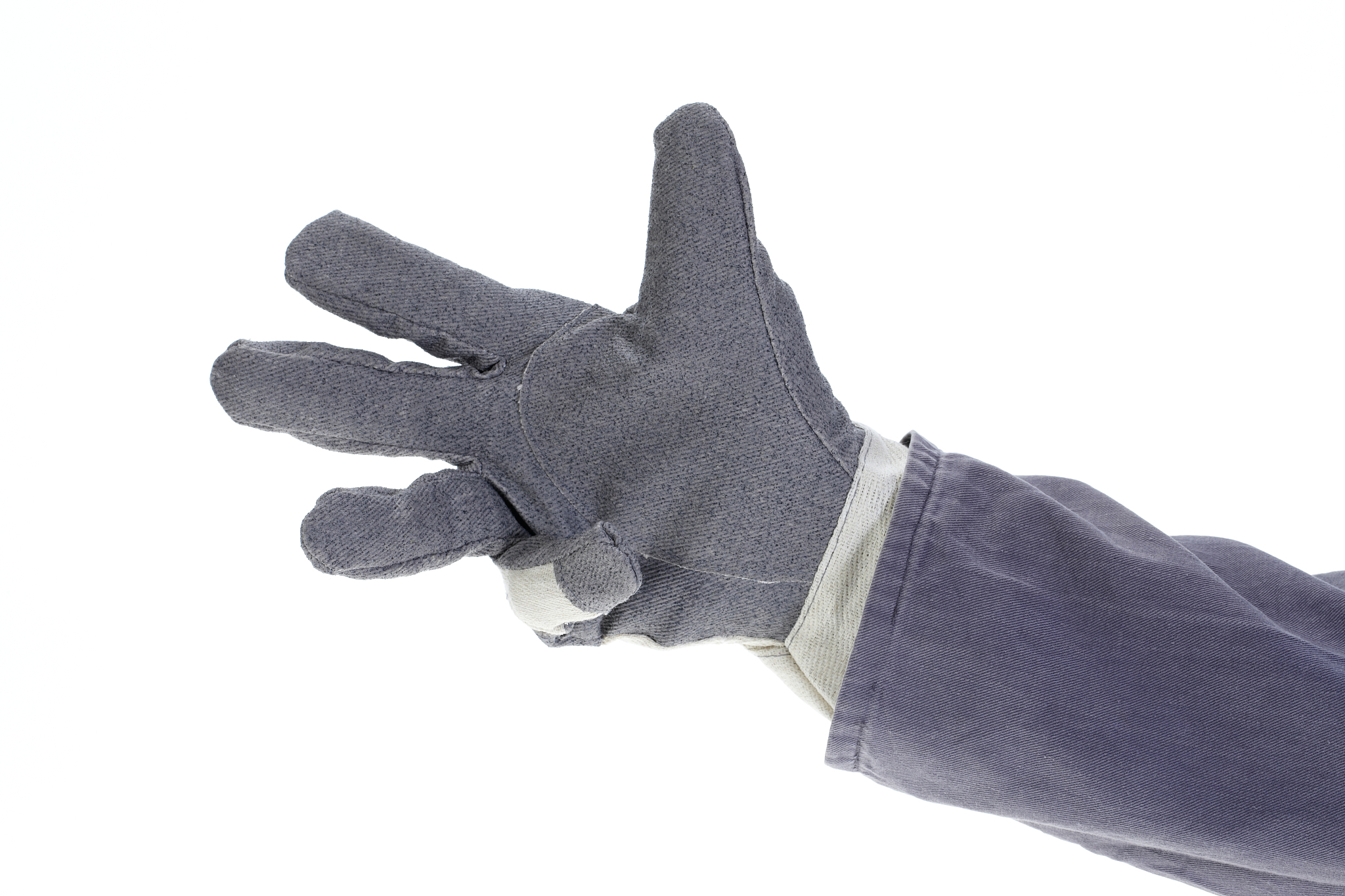craftsman close on glove showing number four
