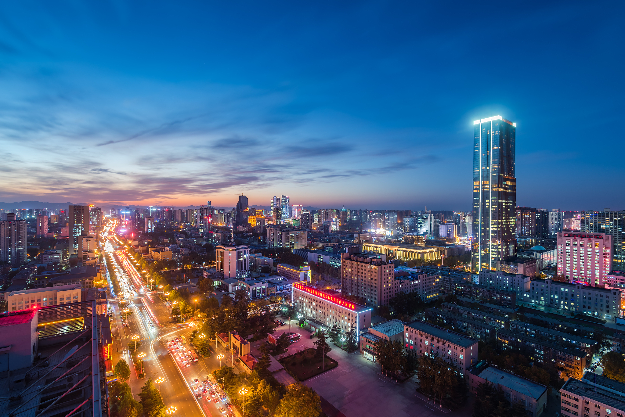 石家庄夜景