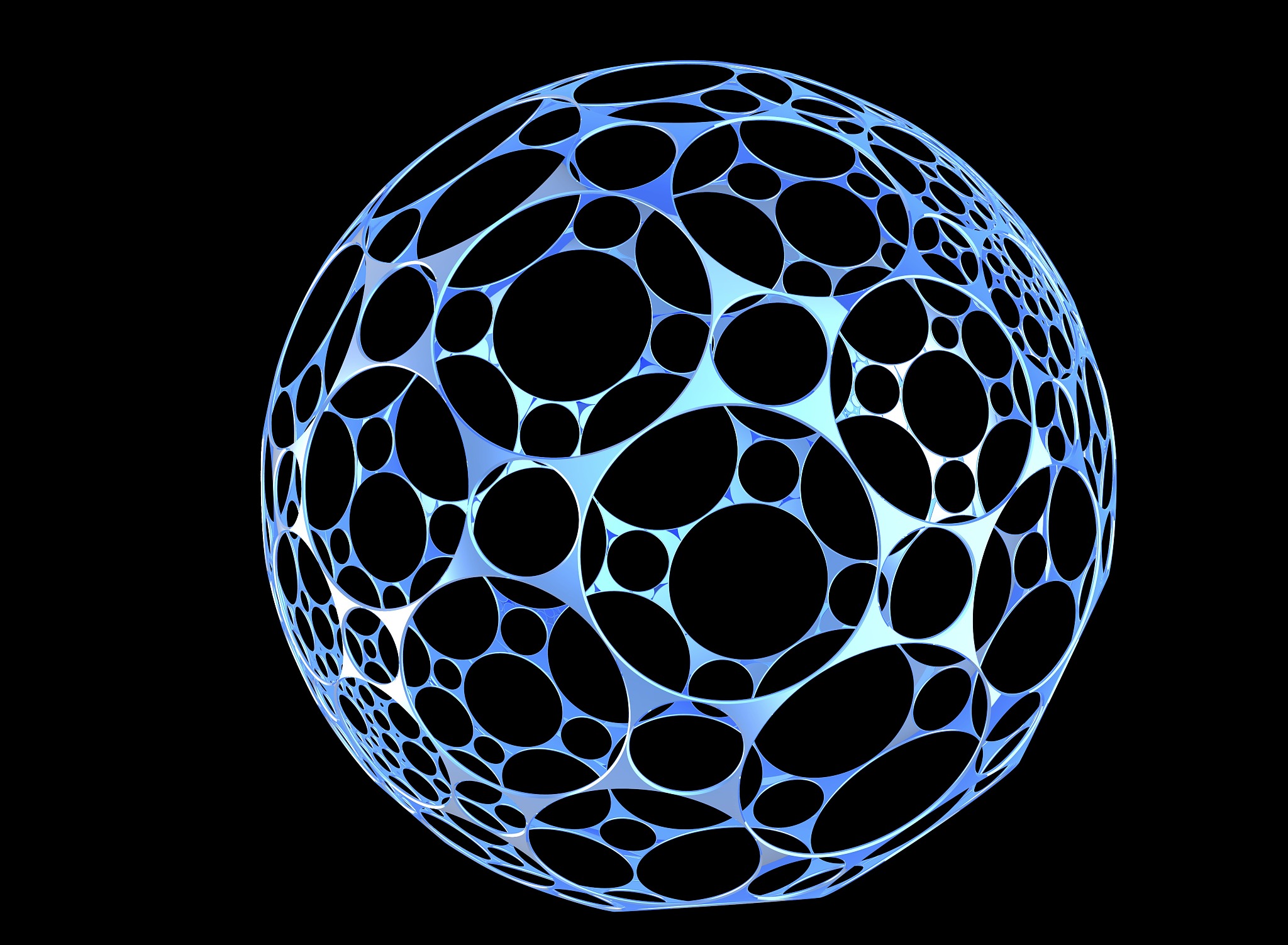 abstract sphere, artwork
