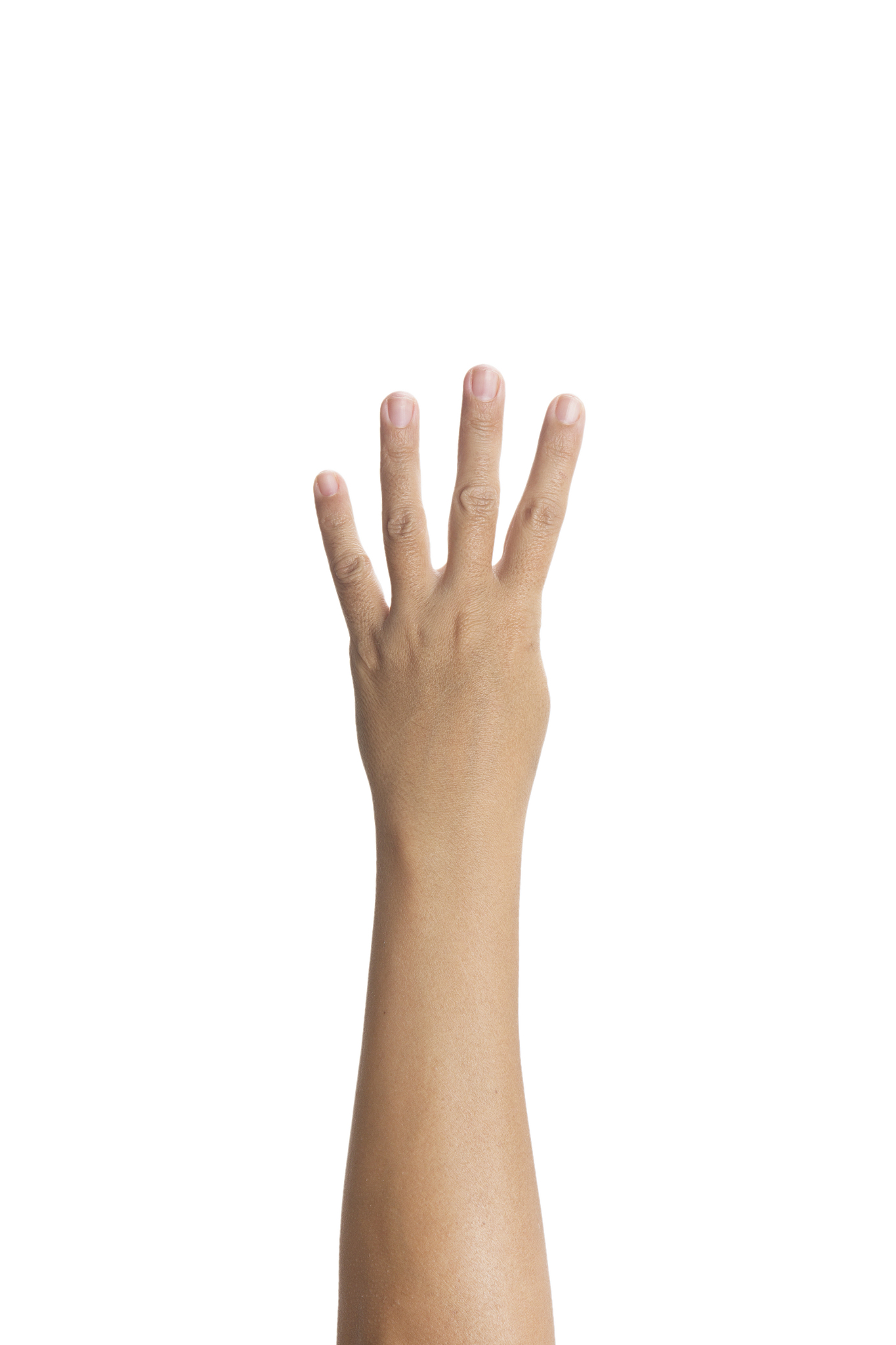 hand sign of number four