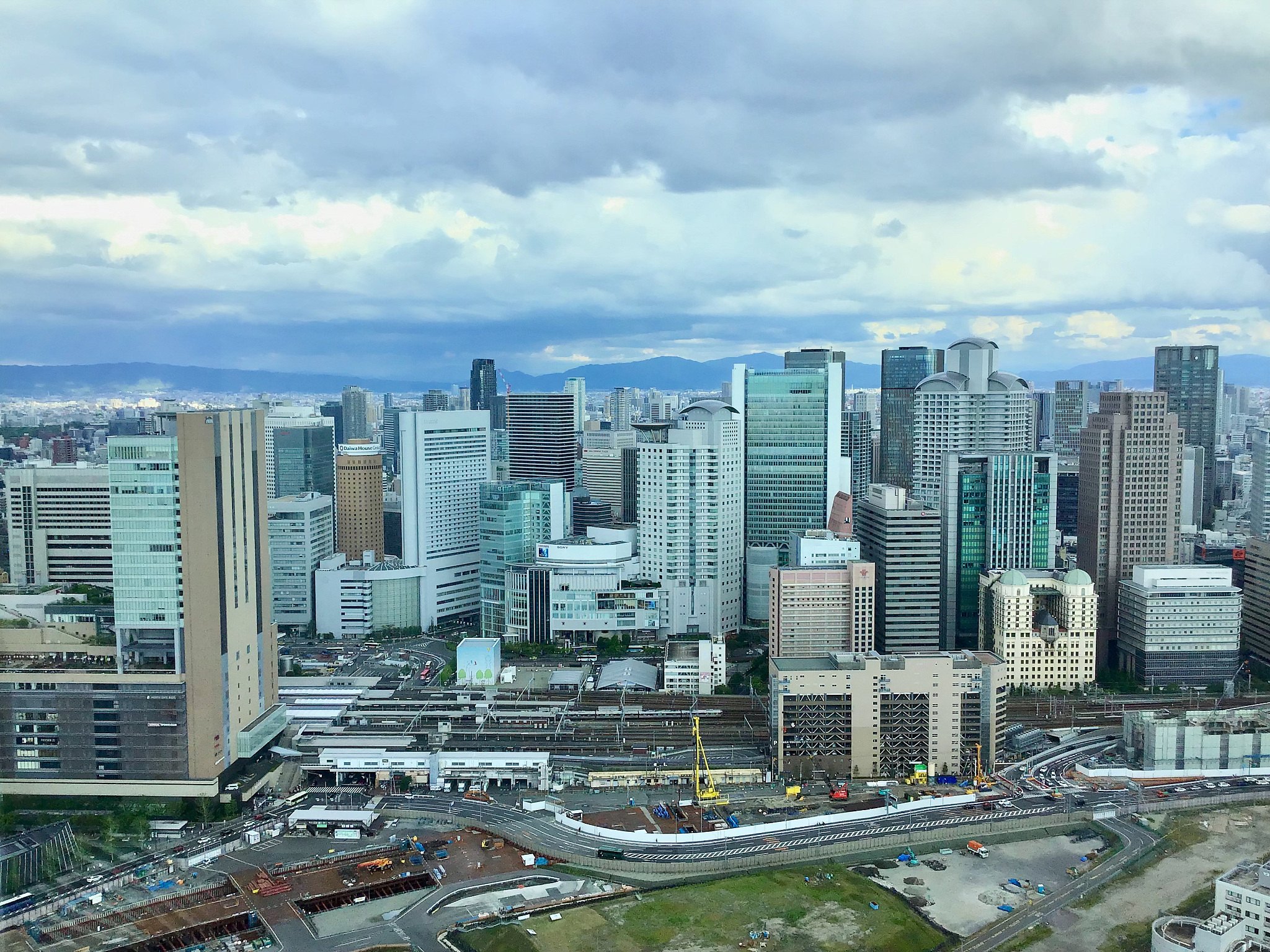view from umeda sky building
