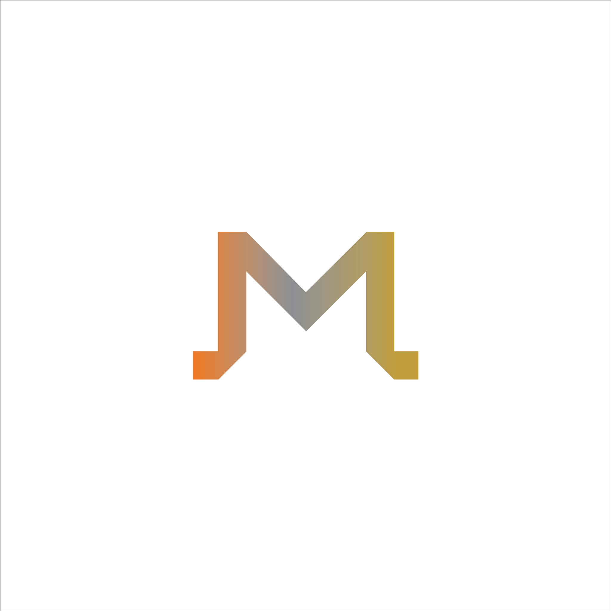 initial letter mv or vm logo design template