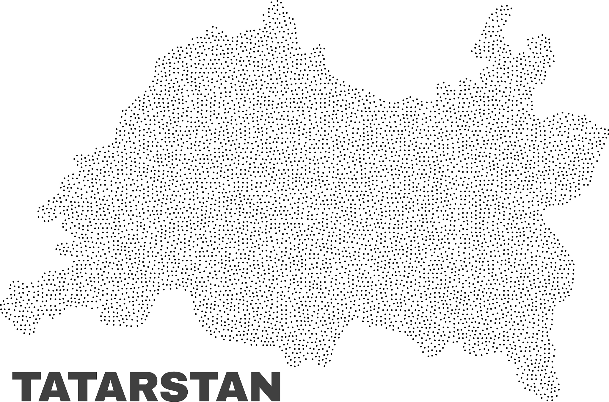 tatarstan map of points