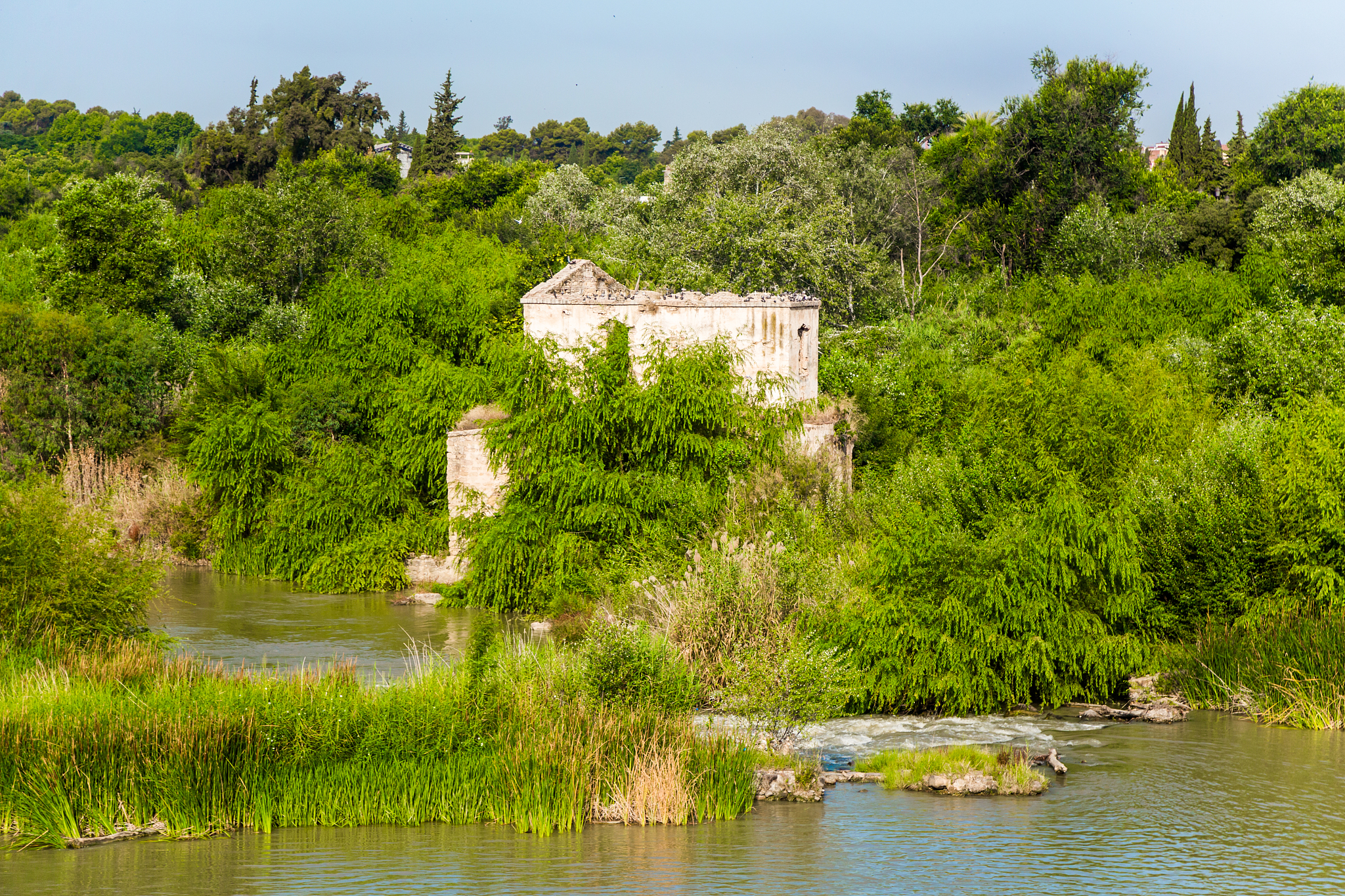 guadalquivir river in cordoba, spain