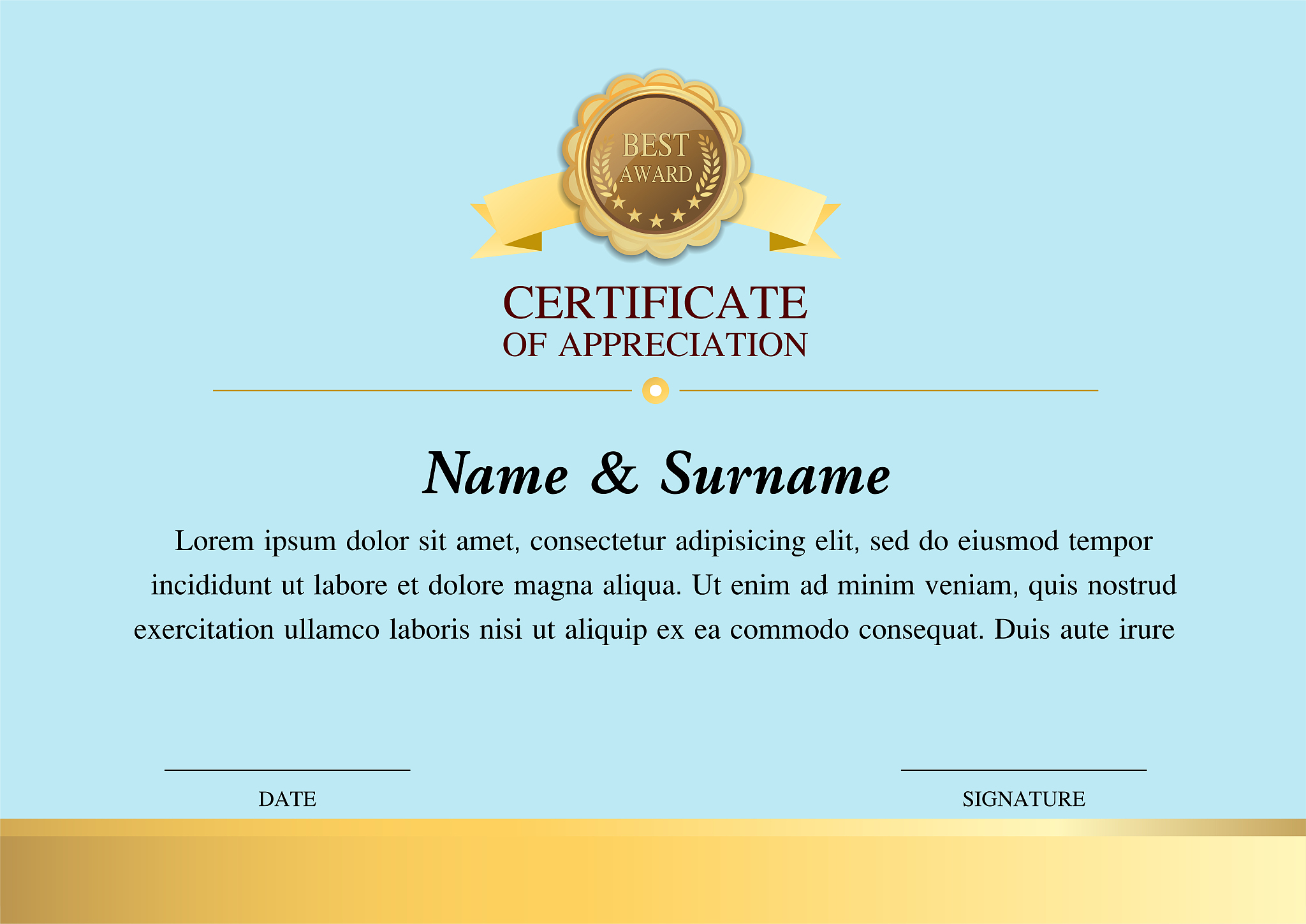 certificate template, waranty, vector design