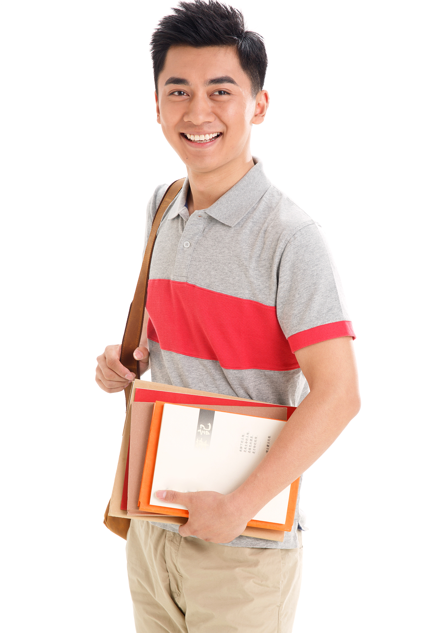 一个年轻的大学男生