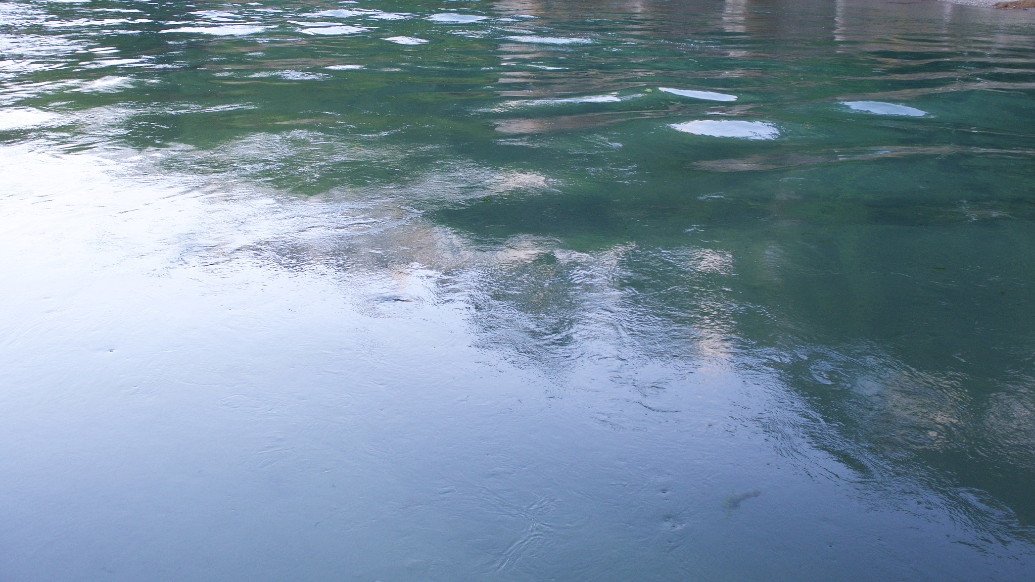 water textures in a river