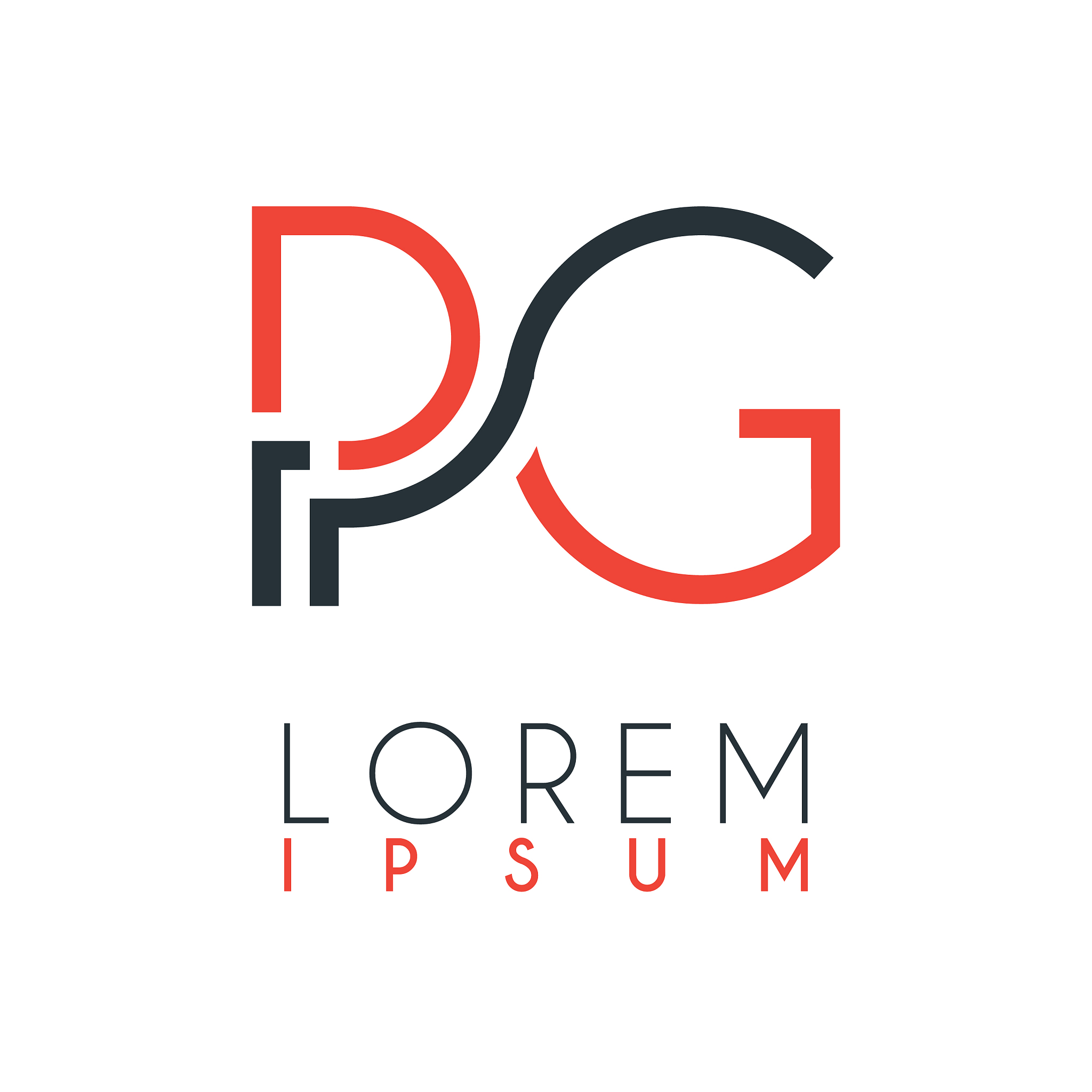 the logo between letter p and letter g or pg