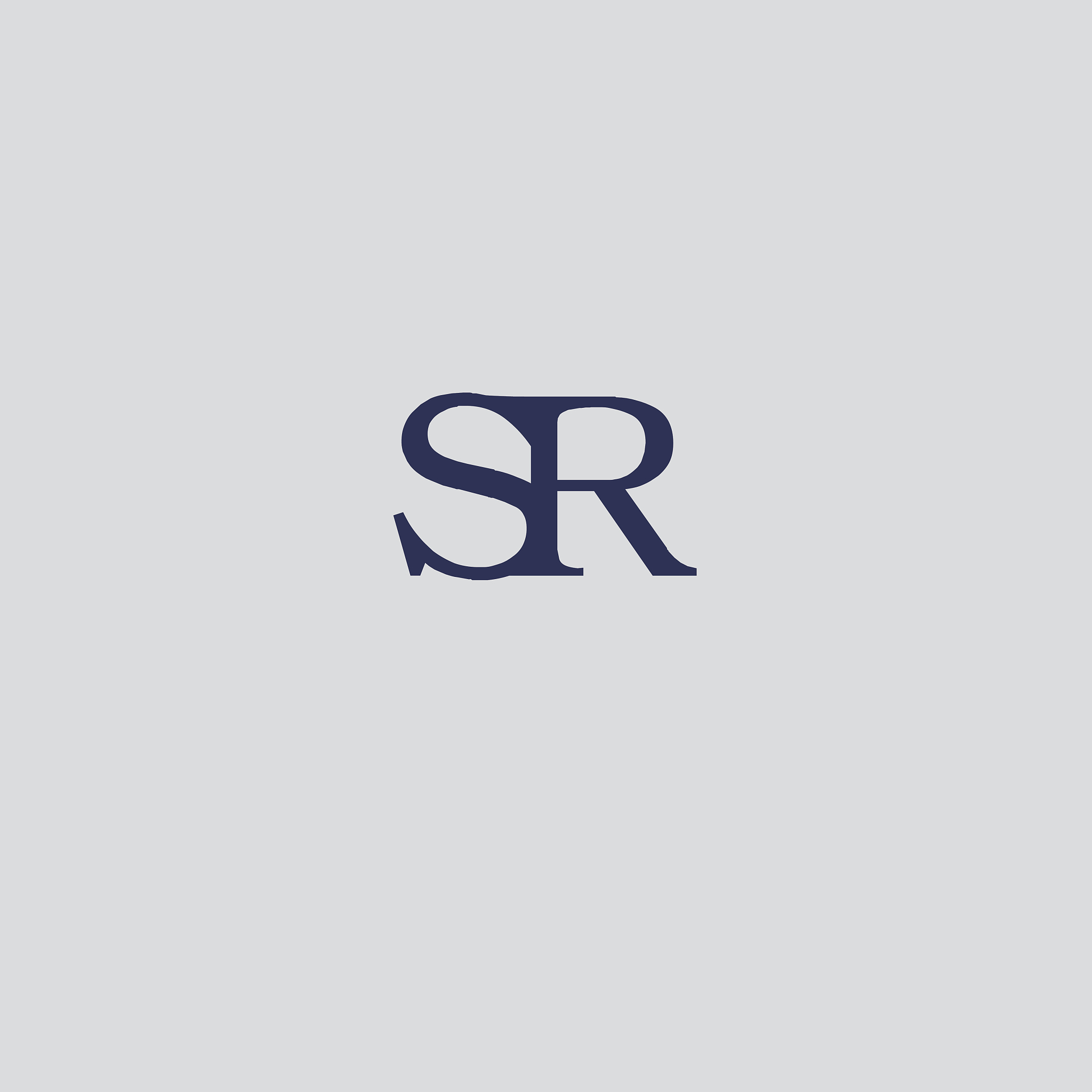 letter s r element design
