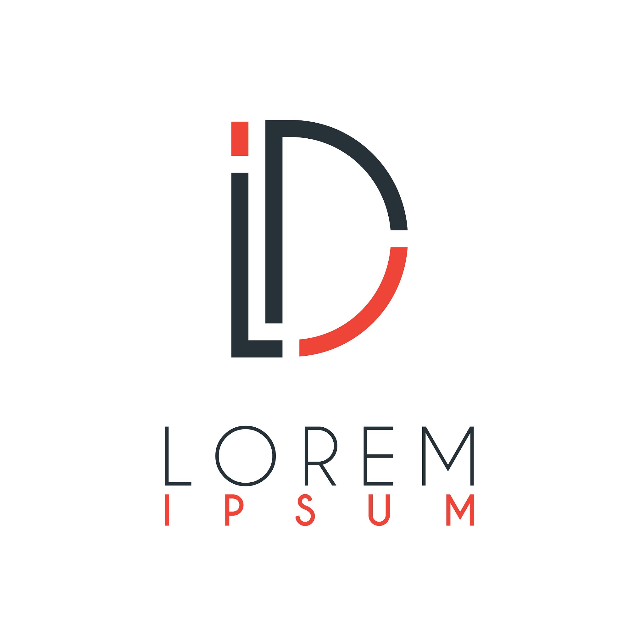 the logo between letter i and letter d or id