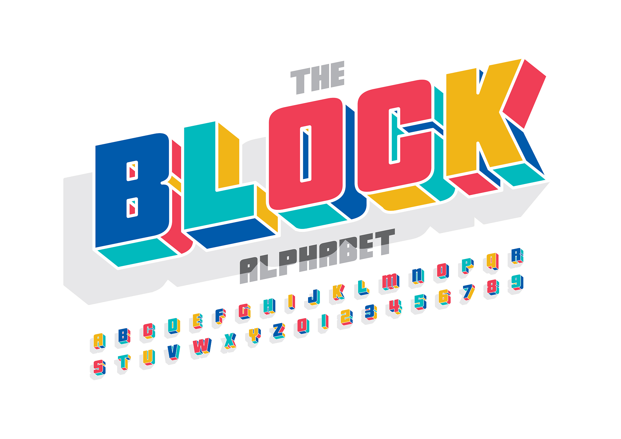 colorful alphabet
