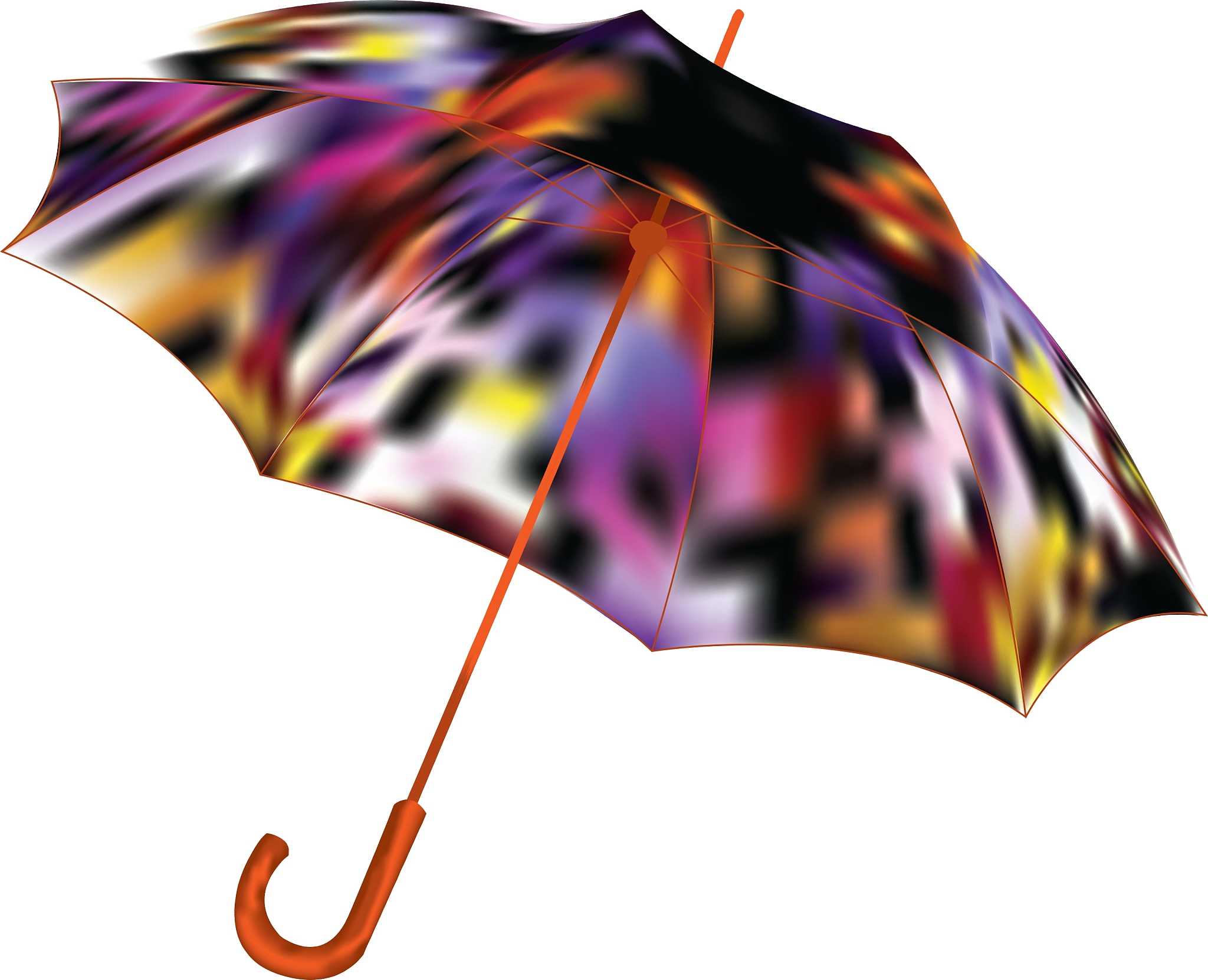 umbrella on a white background