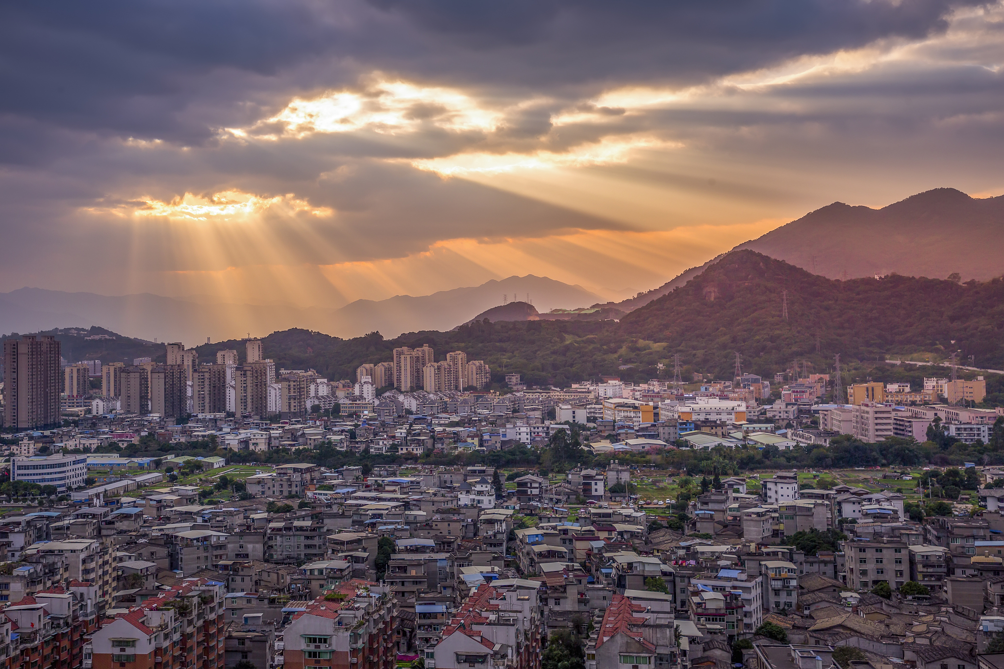 夕照榕城
