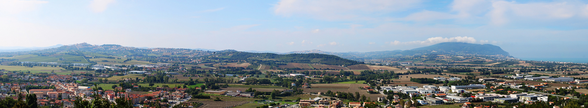 panorama top view, italy
