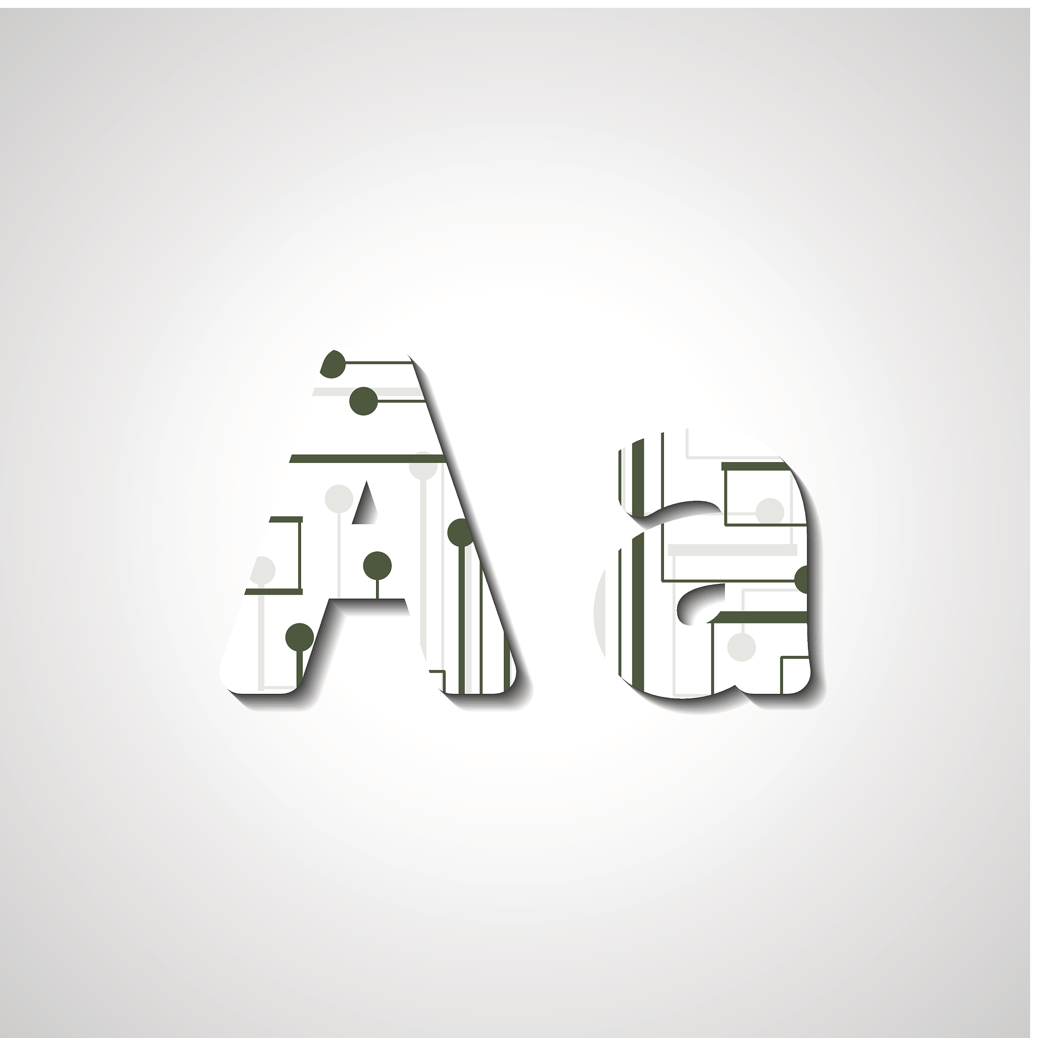 colorful letter alphabet