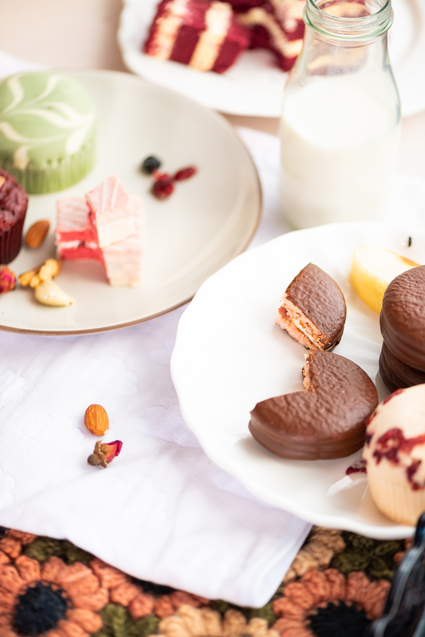 cakes and nuts