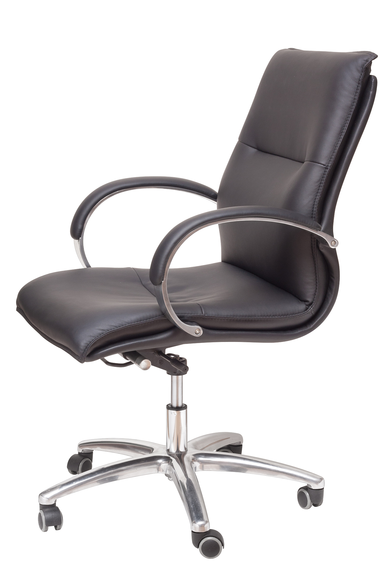 simply black armchair