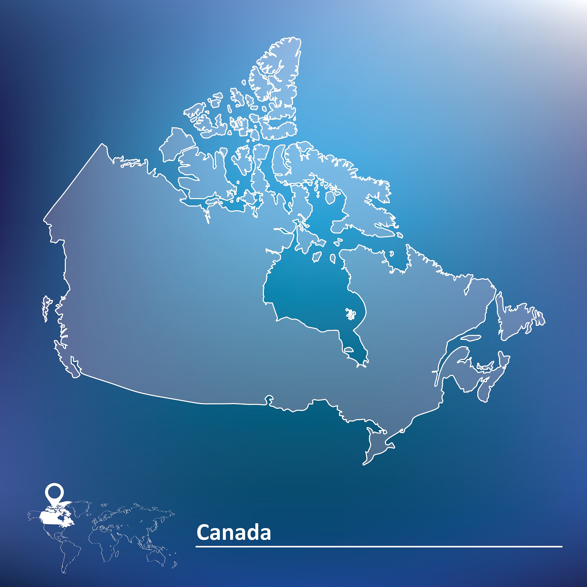 map of canada