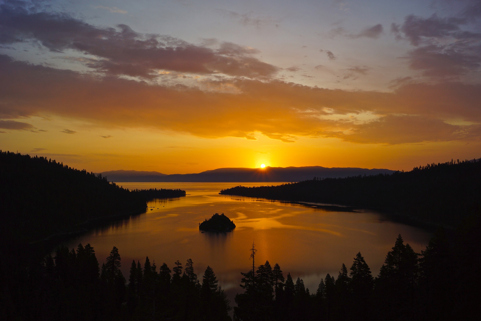 emerald bay sunrise